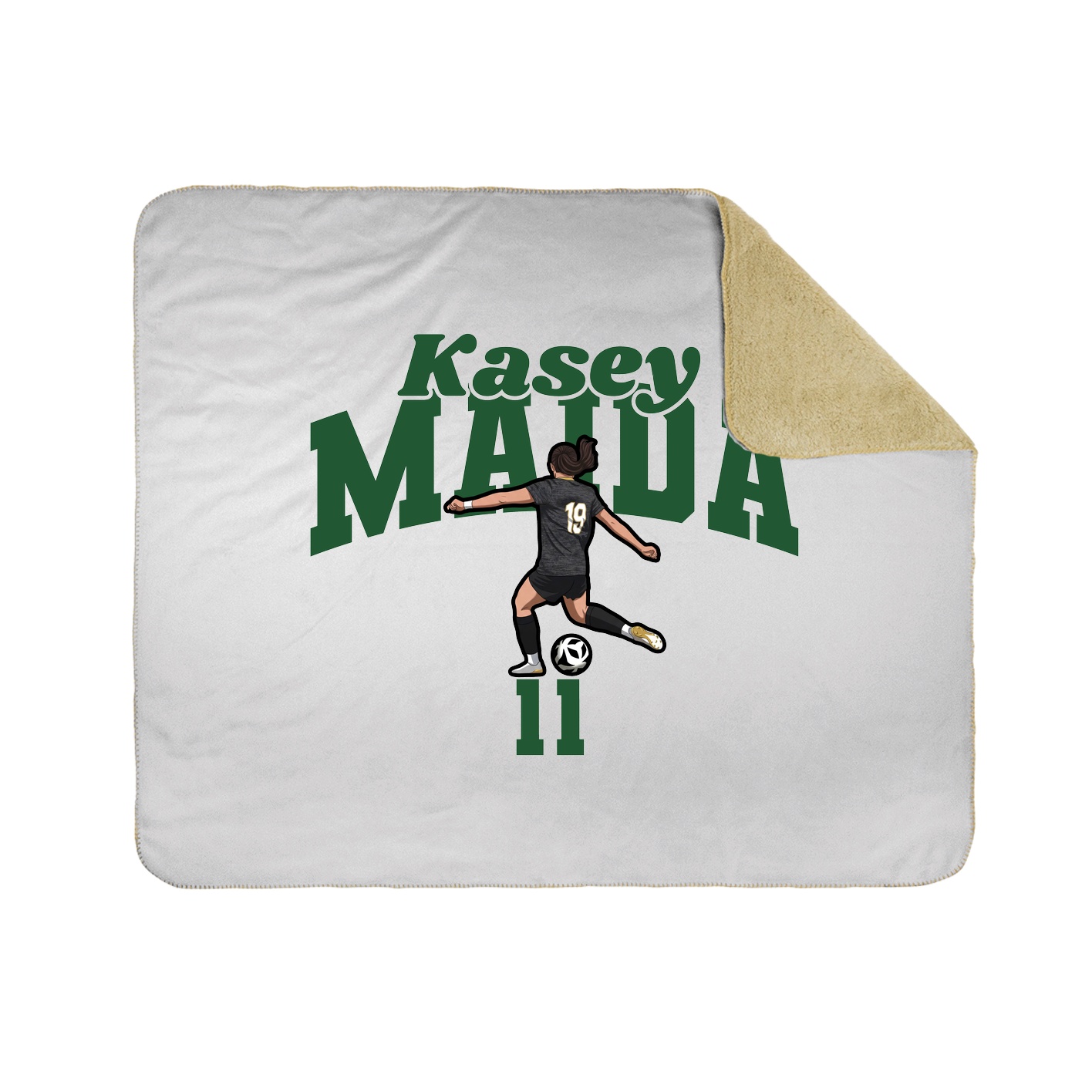 Throw Blanket — Signature Arch in White