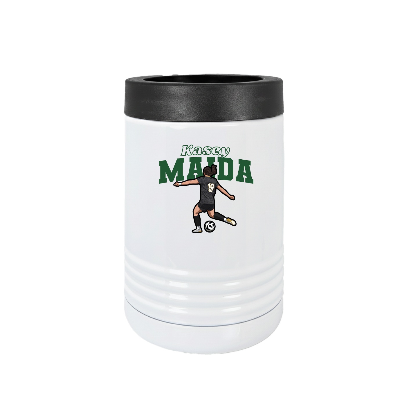 Beverage Holder — Name Arch in White