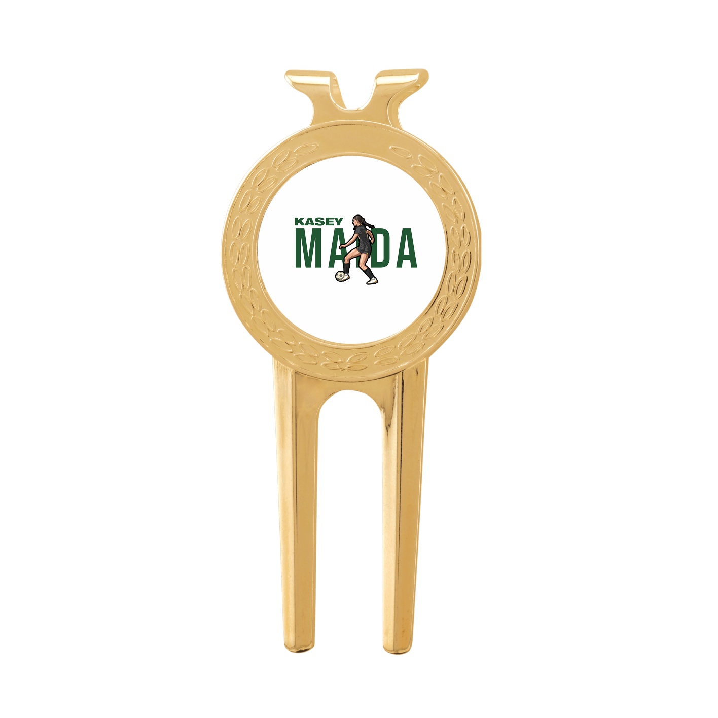 Divot Tool with Ball Marker — Player Name in Classic