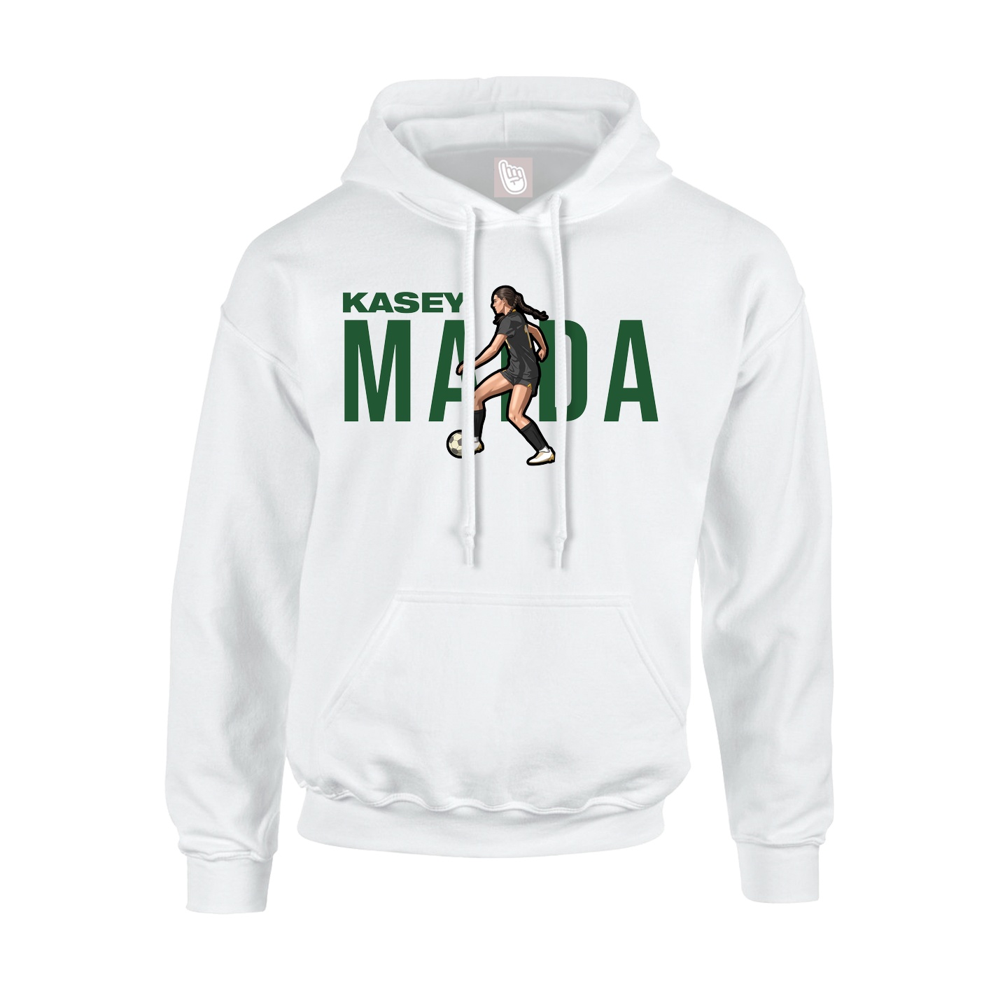 Hoodie — Player Name in White