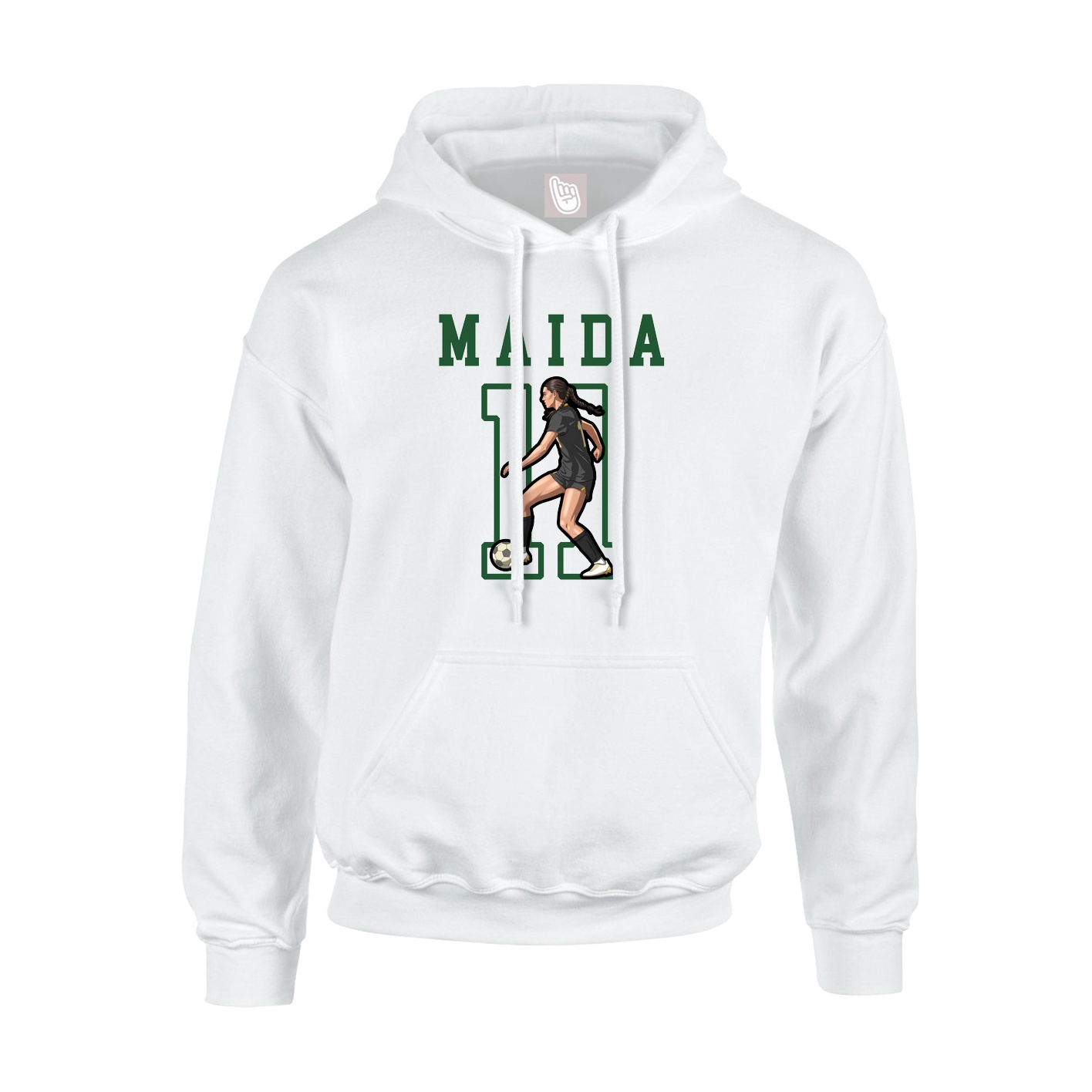 Youth Hoodie — Shirsey in White
