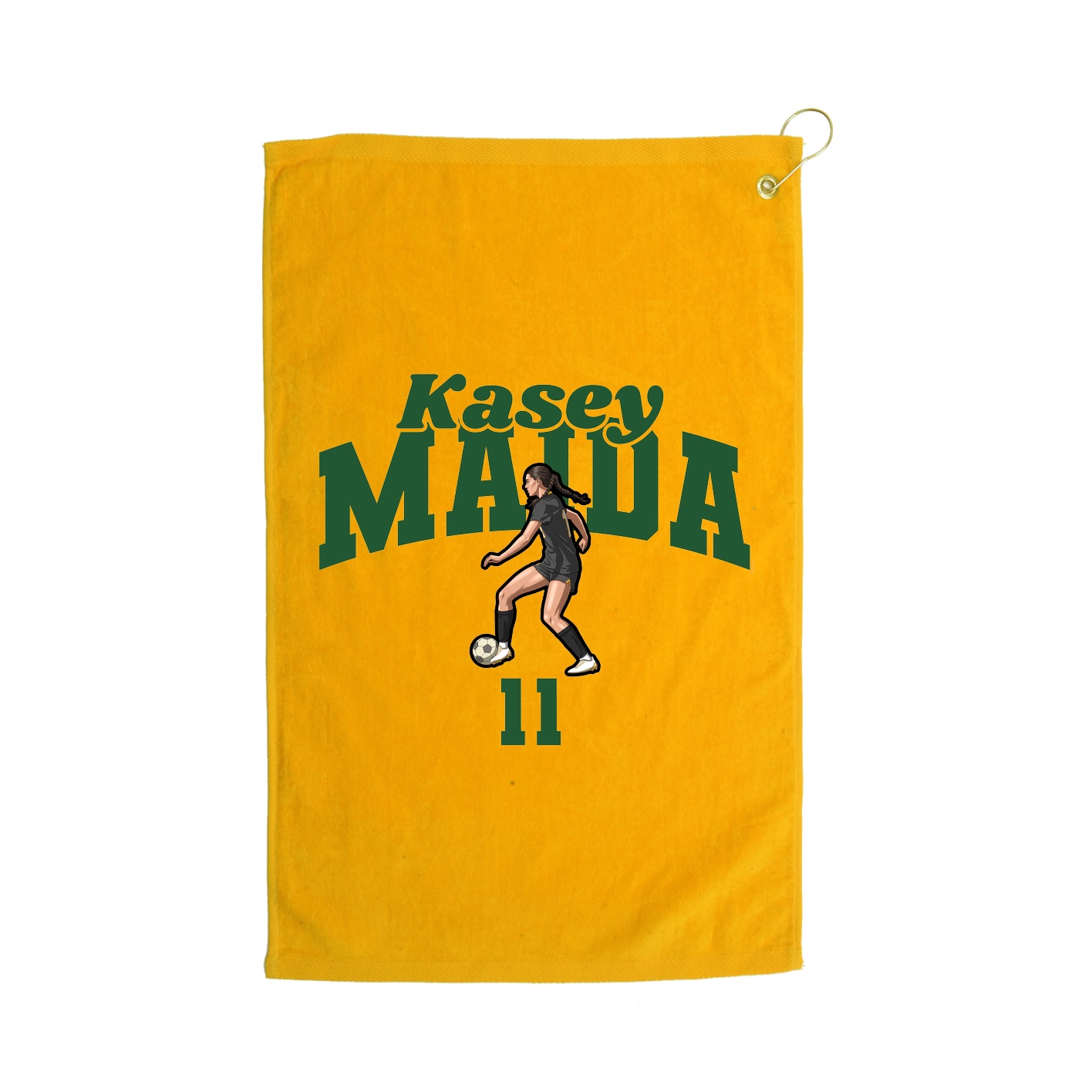 Golf Towel — Signature Arch in Gold