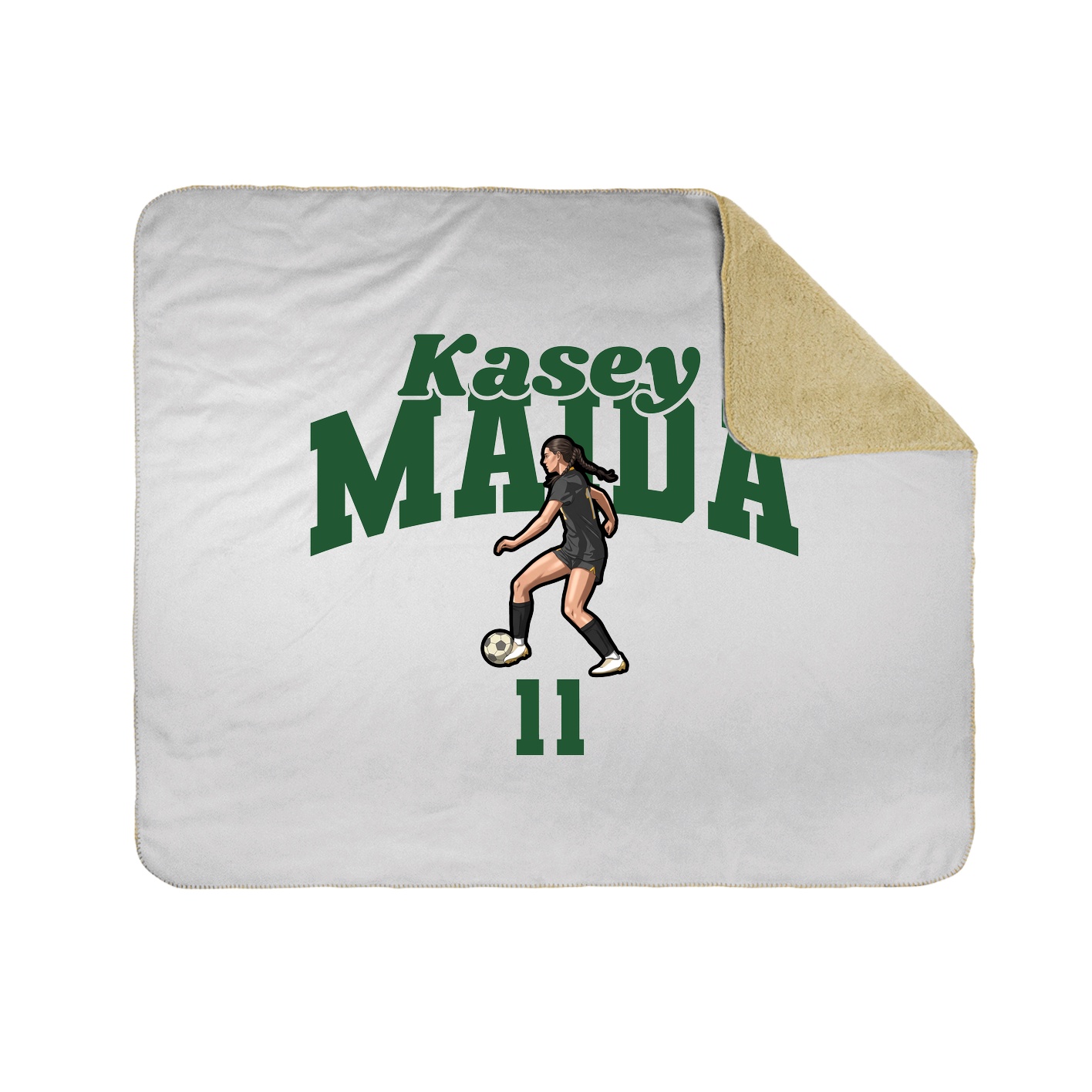 Throw Blanket — Signature Arch in White