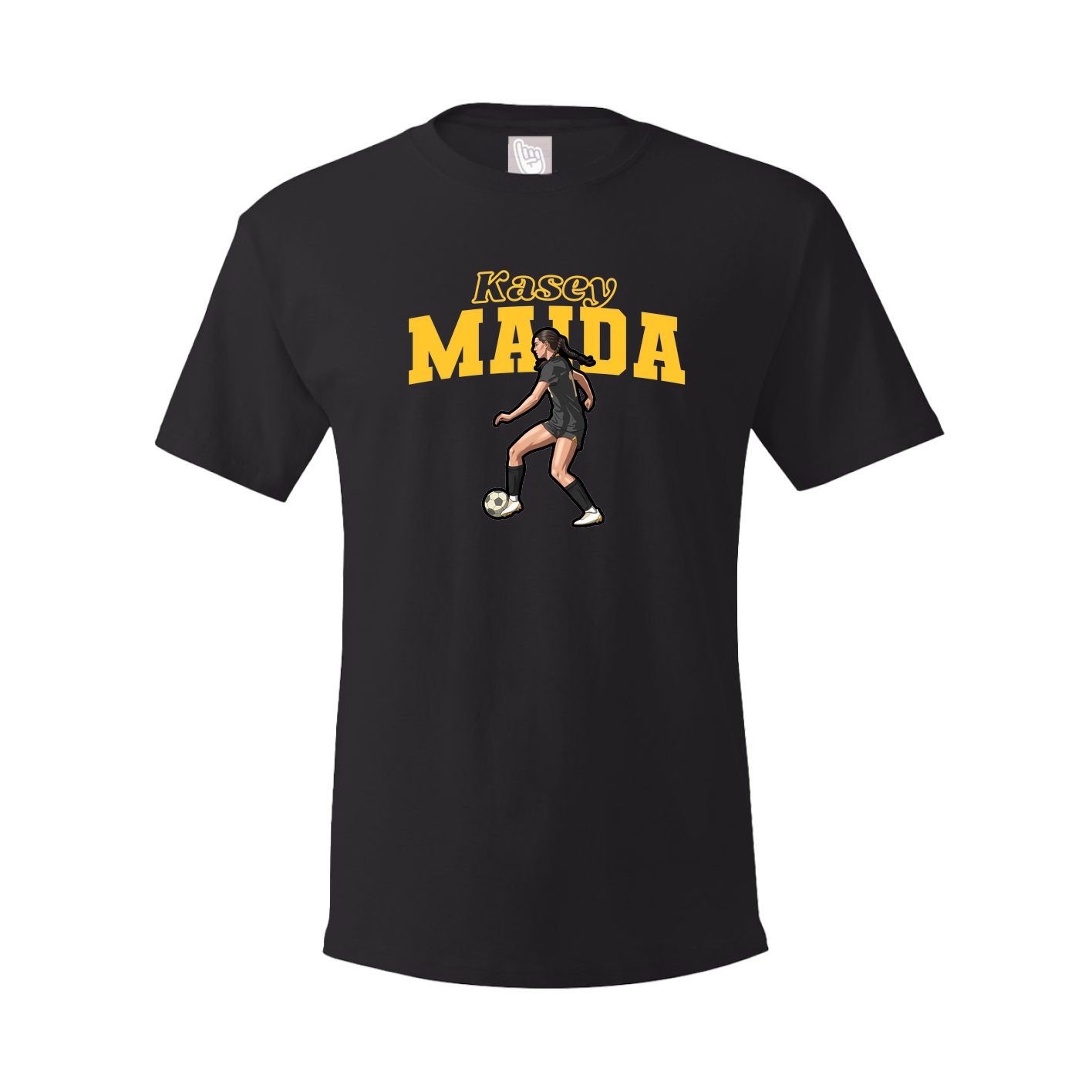 Youth Tee — Name Arch in Black