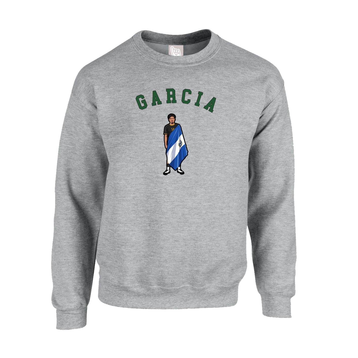 Fleece Crew — Shirsey Arch in Grey