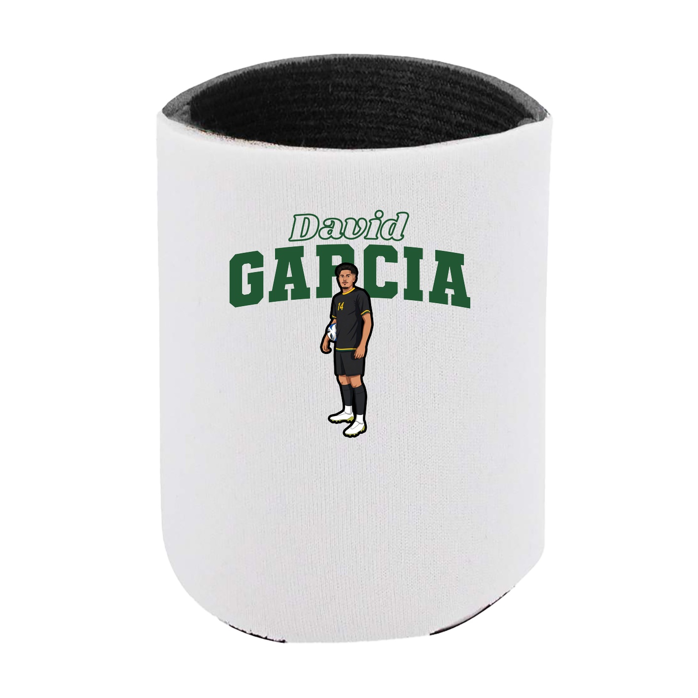 Can Holder — Name Arch in White