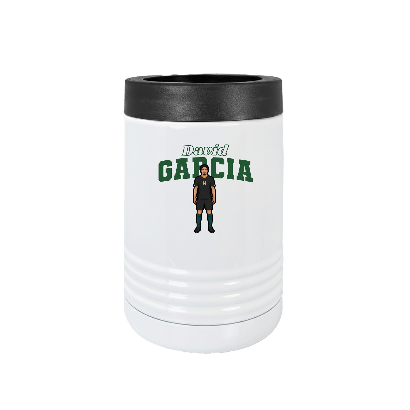 Beverage Holder — Name Arch in White