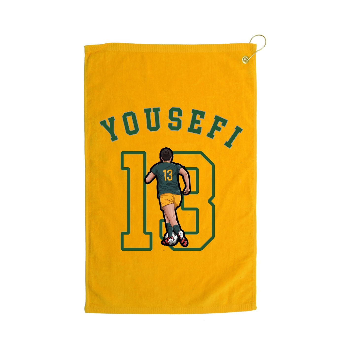 Golf Towel — Shirsey Arch in Gold