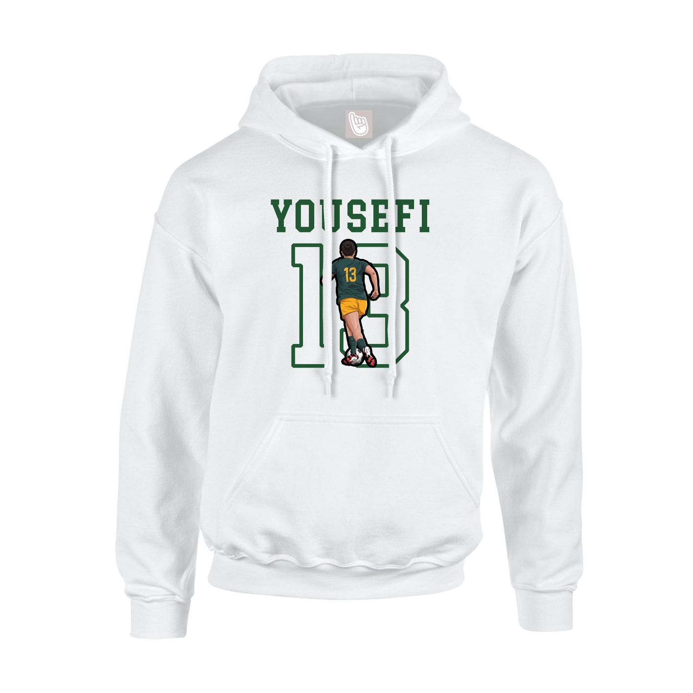 Youth Hoodie — Shirsey in White