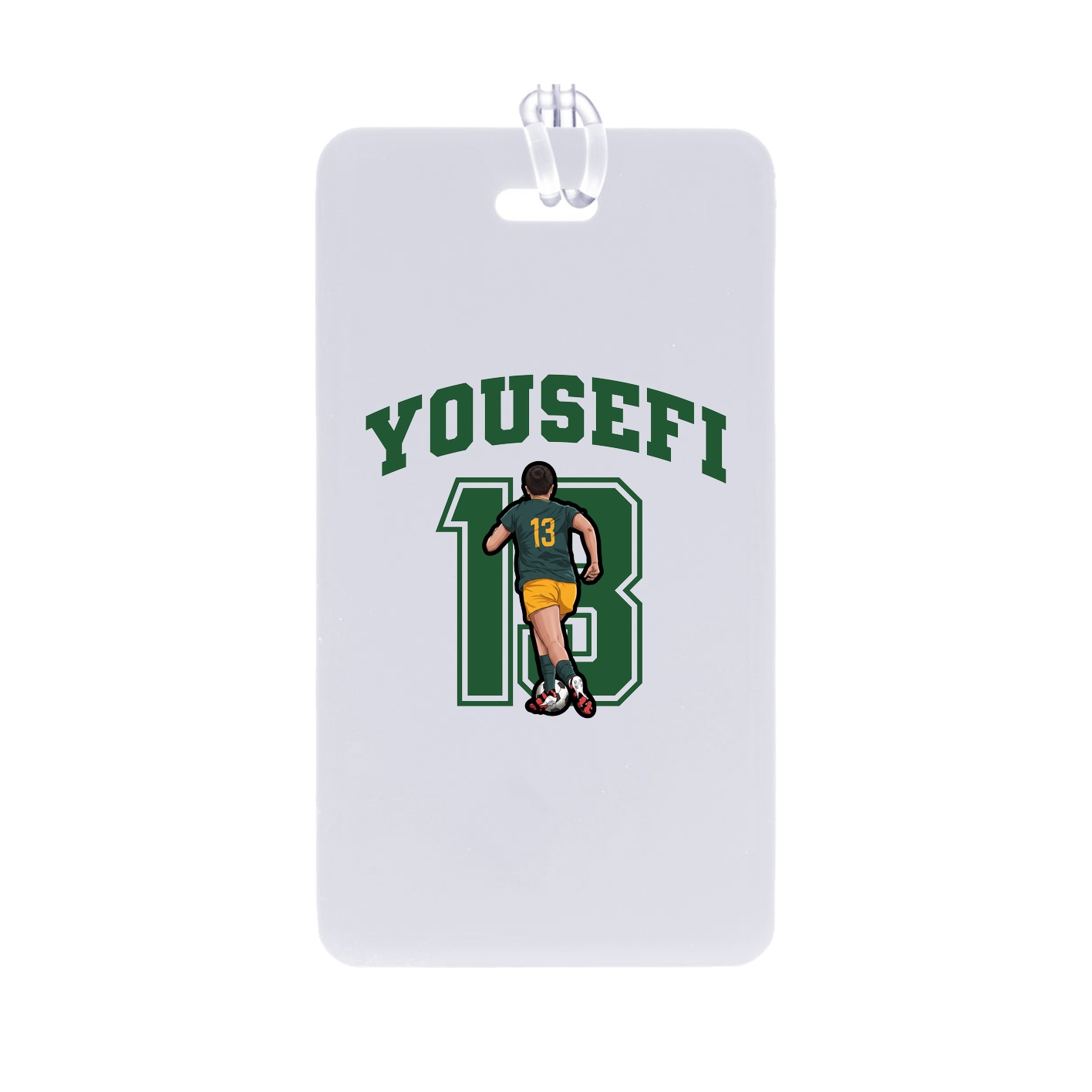 Bag Tag — Number in Classic