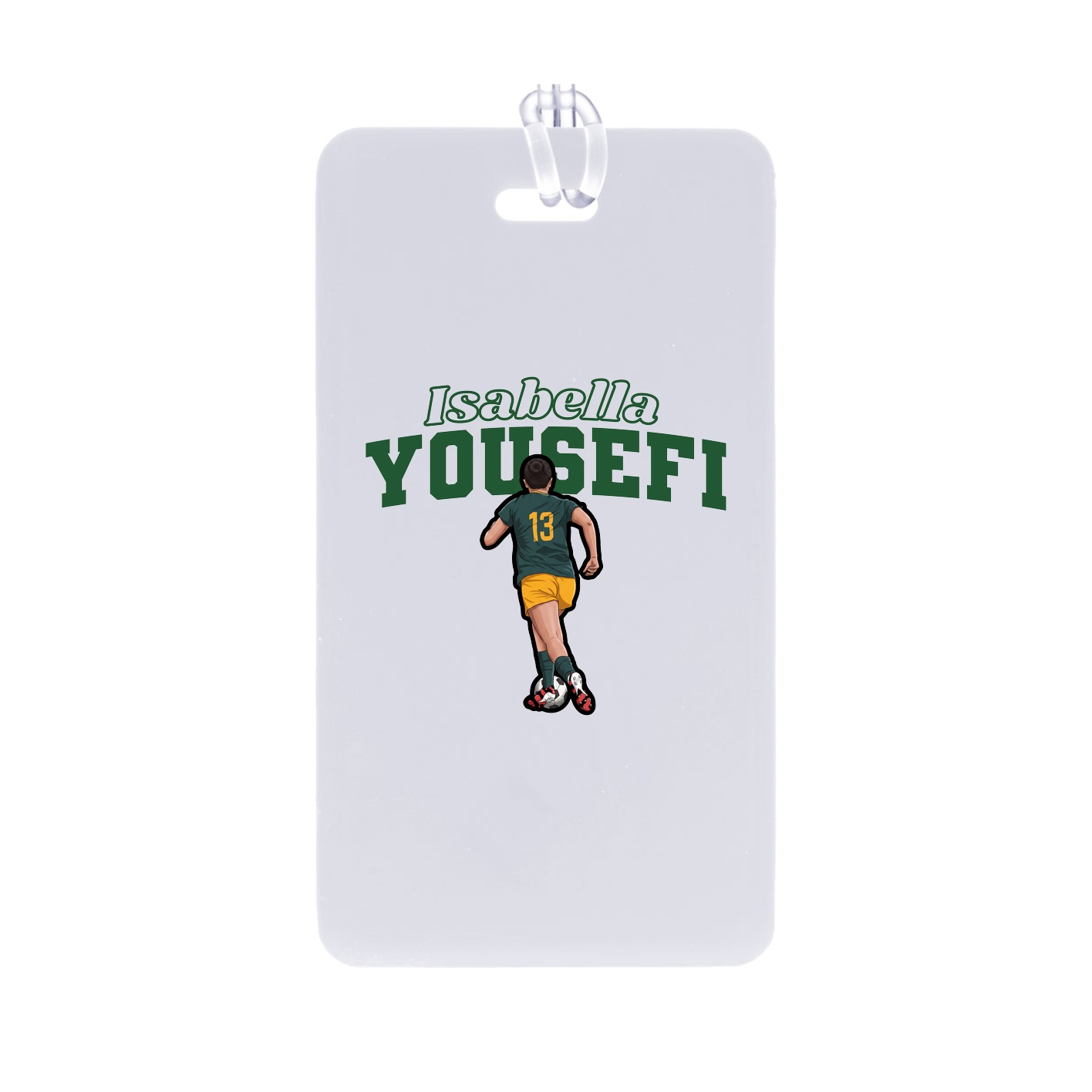Bag Tag — Name Arch in Classic