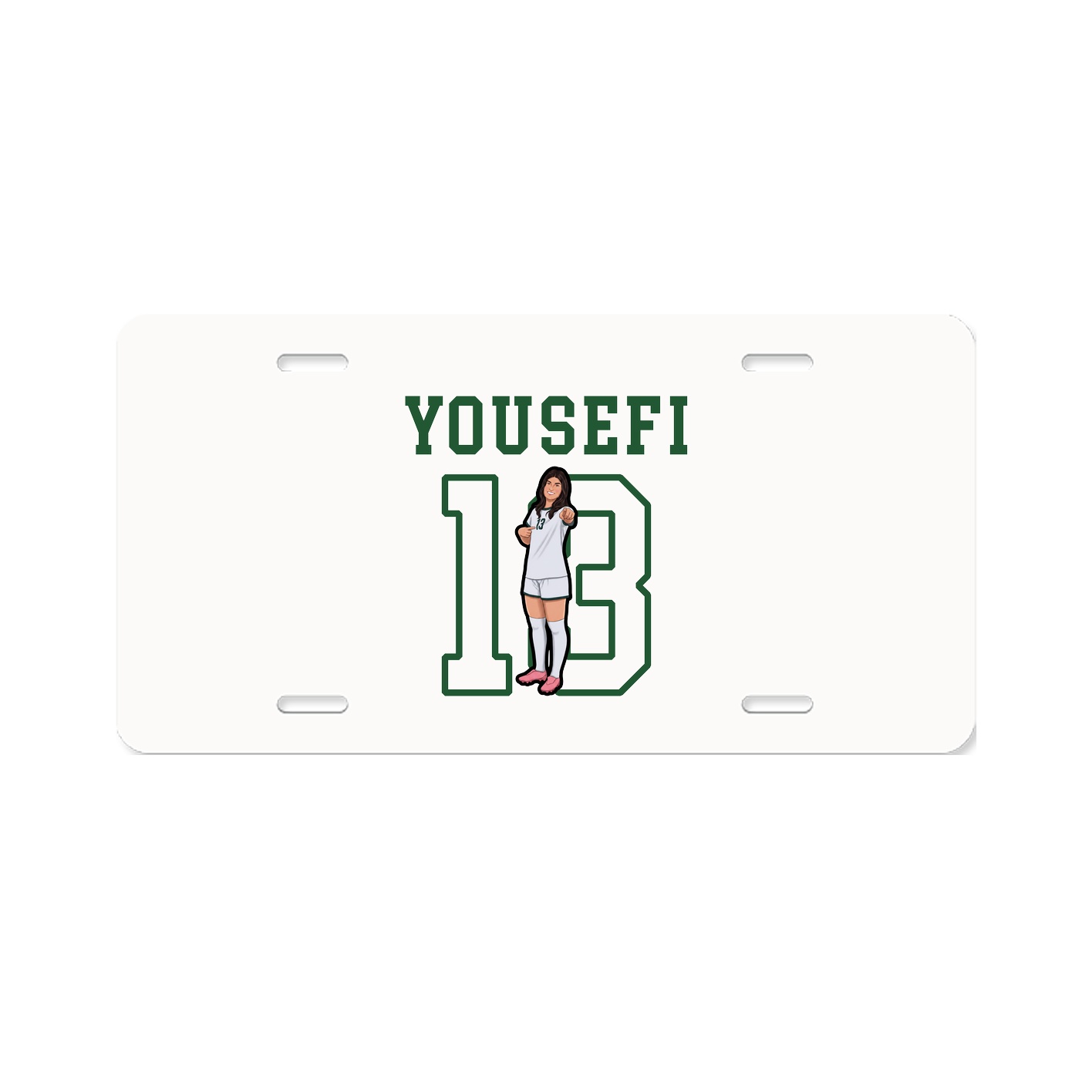 License Plate — Shirsey in Classic