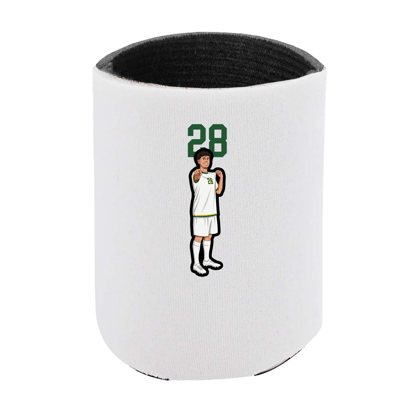 Can Holder — Number Top in White