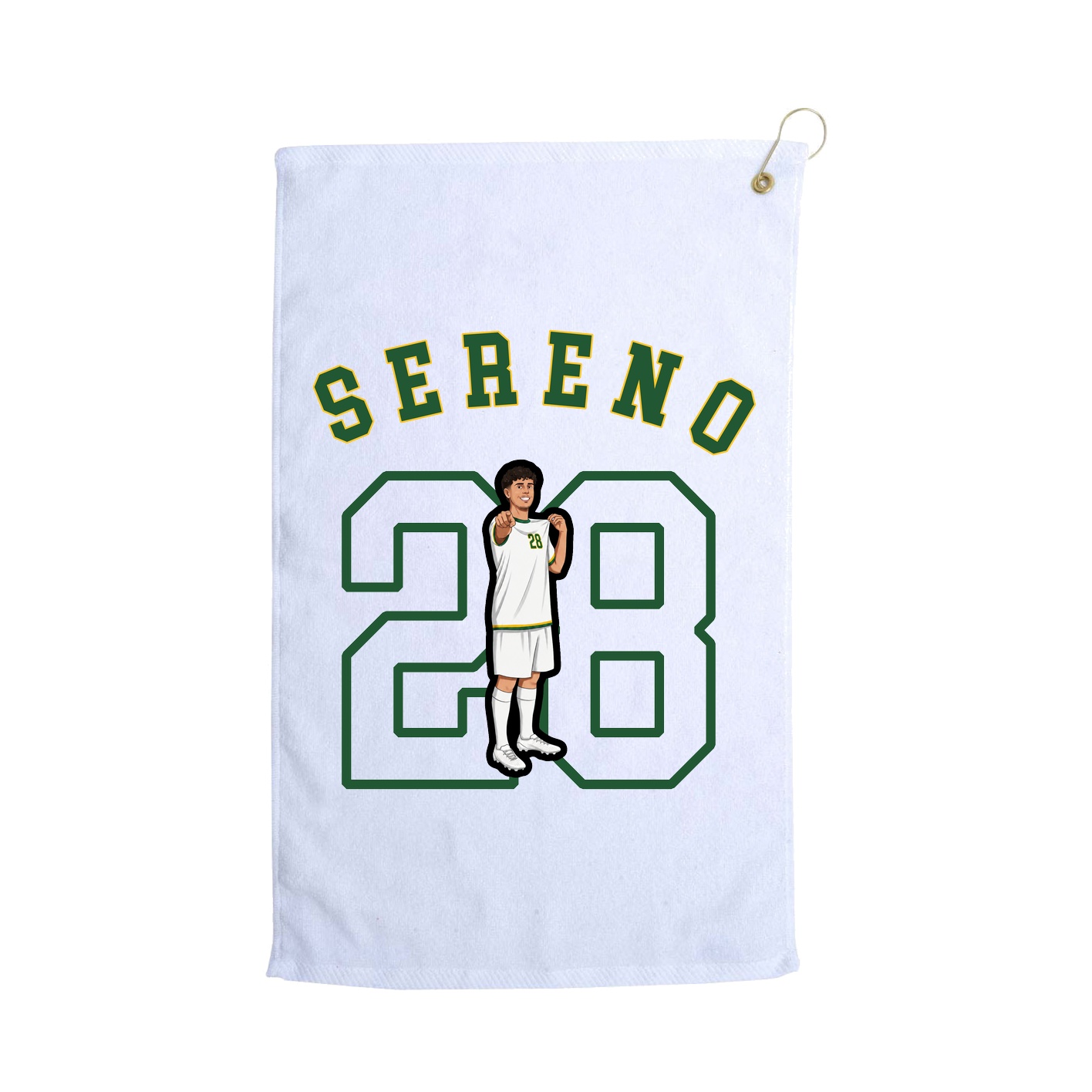 Golf Towel — Shirsey Arch in White