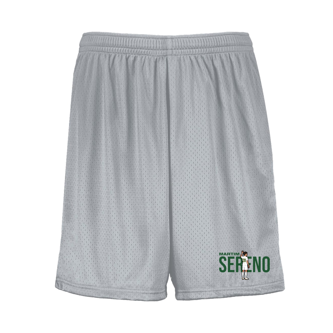 Shorts — Player Name in Silver