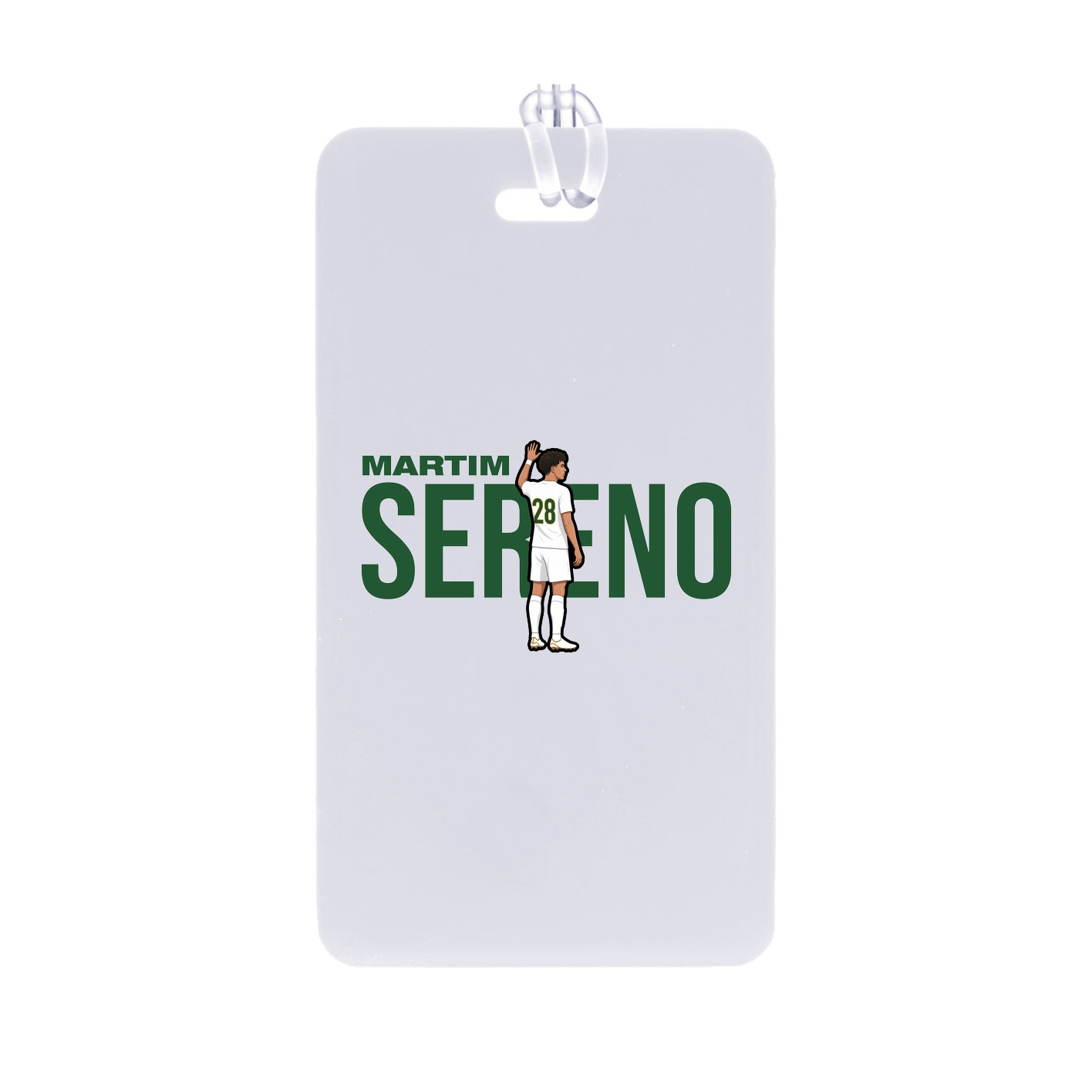 Bag Tag — Player Name in Classic