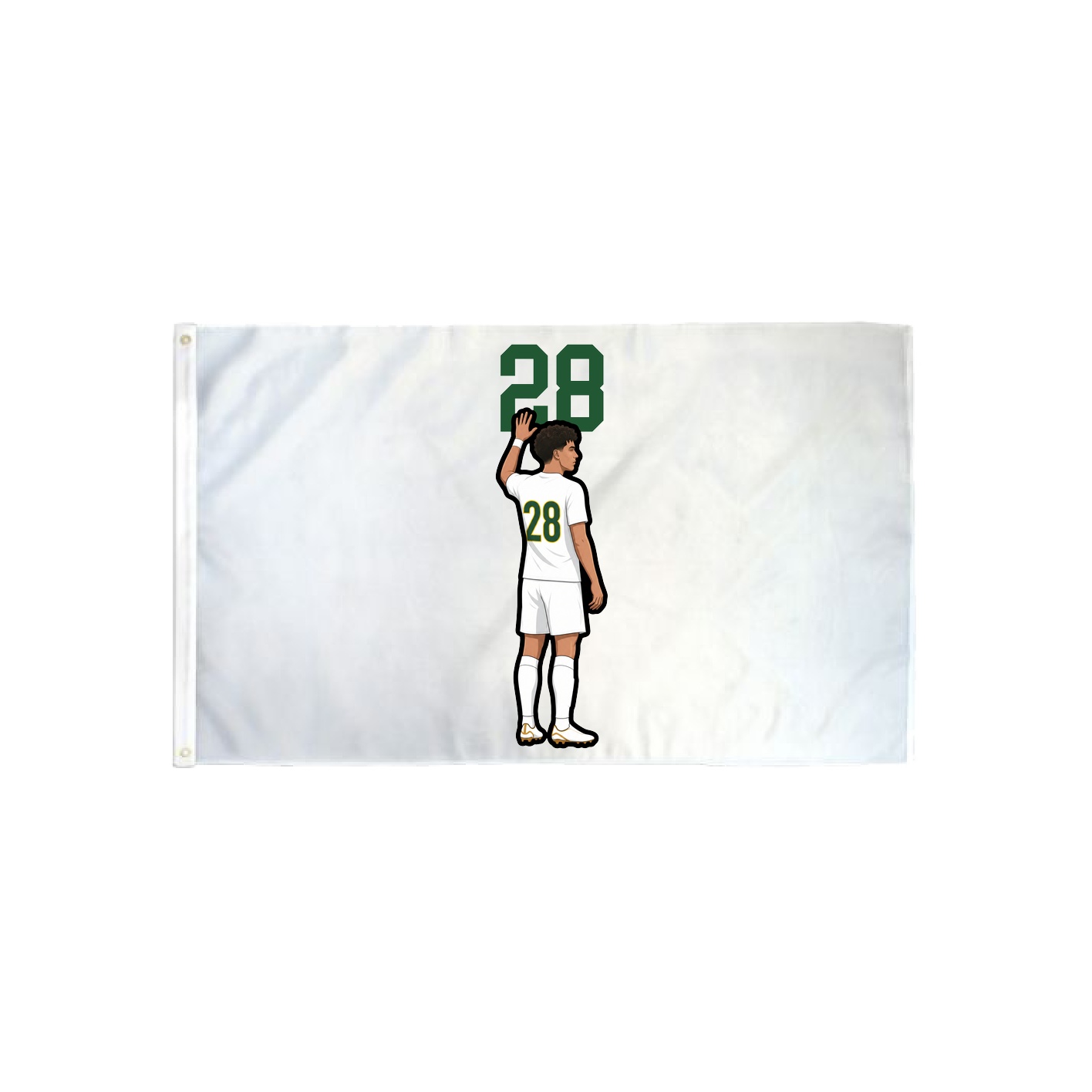 3x5 Flag — Number Top in Classic