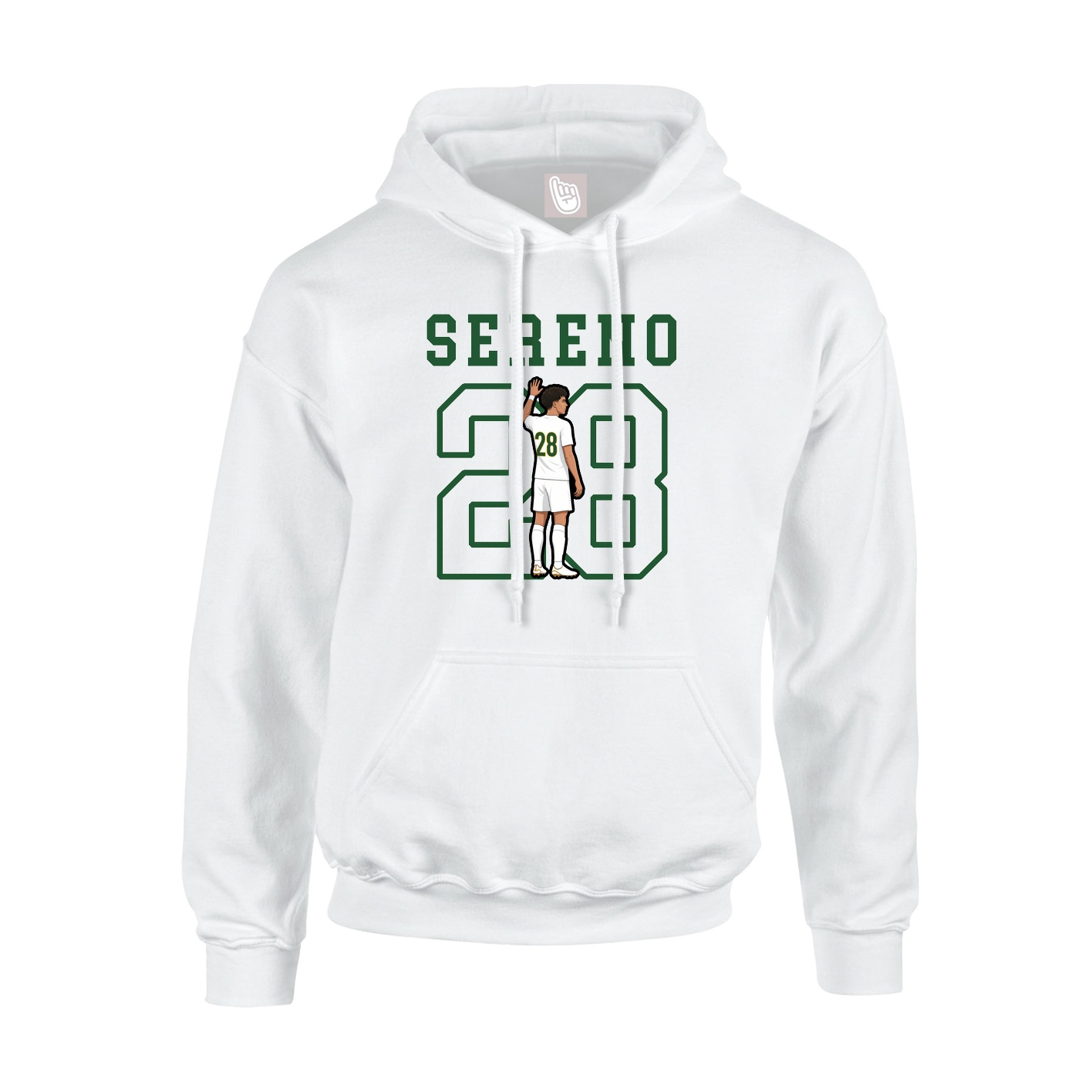 Youth Hoodie — Shirsey in White