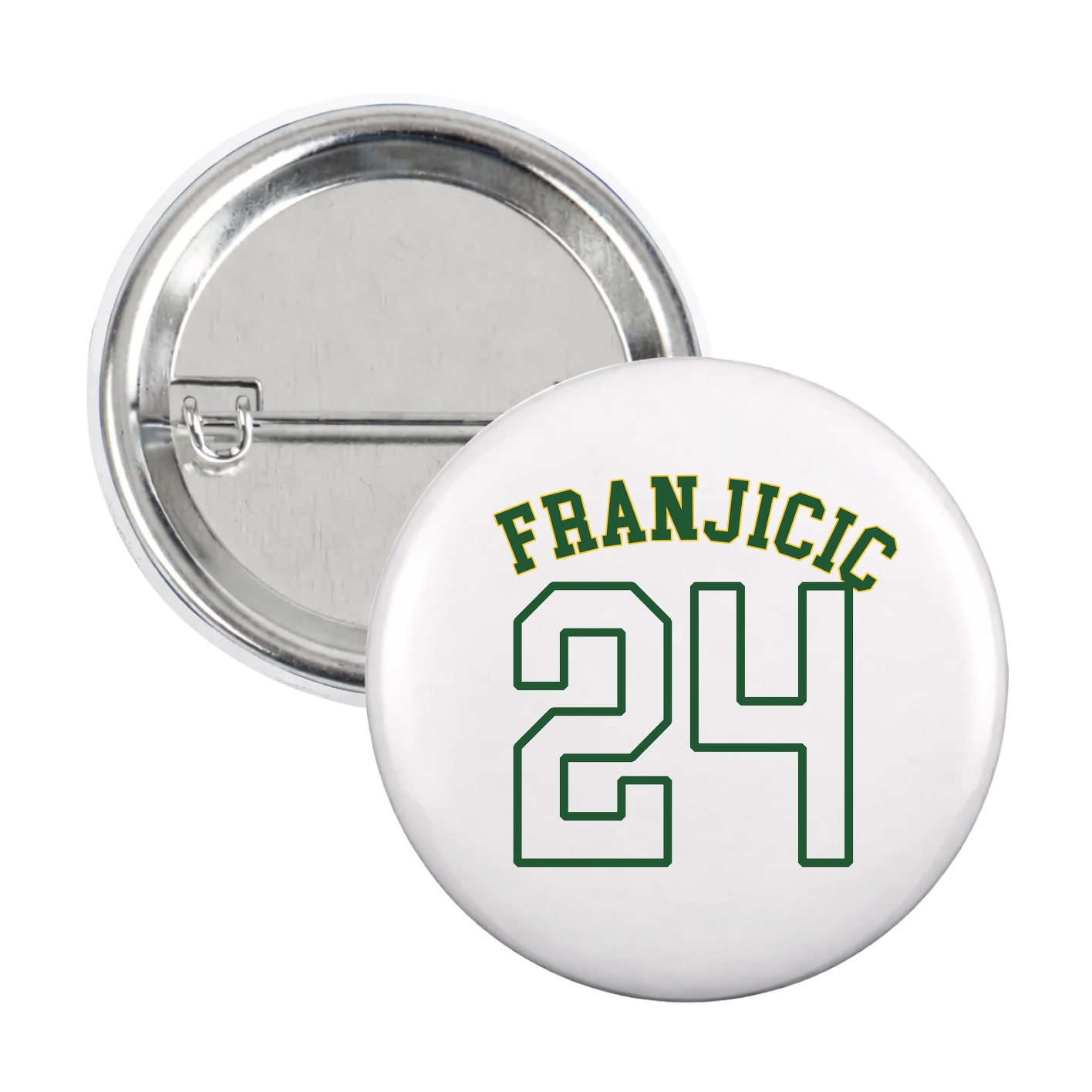 Game Day Button — Shirsey Arch in White