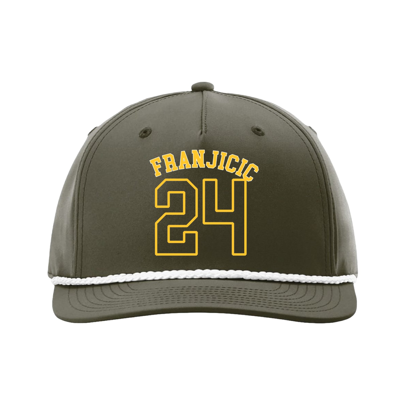 Five-Panel Classic Rope Cap — Shirsey Arch in Green