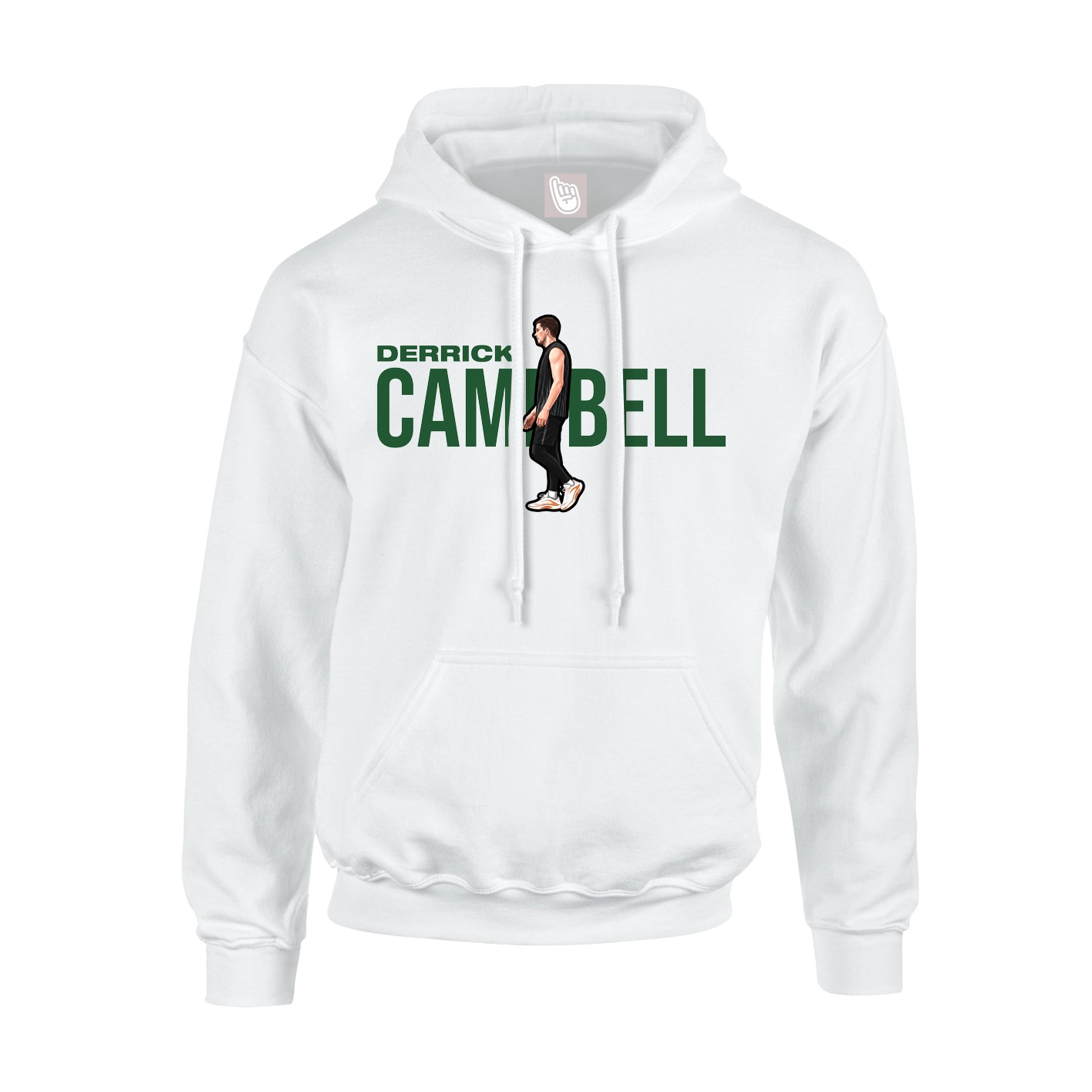 Hoodie — Player Name in White