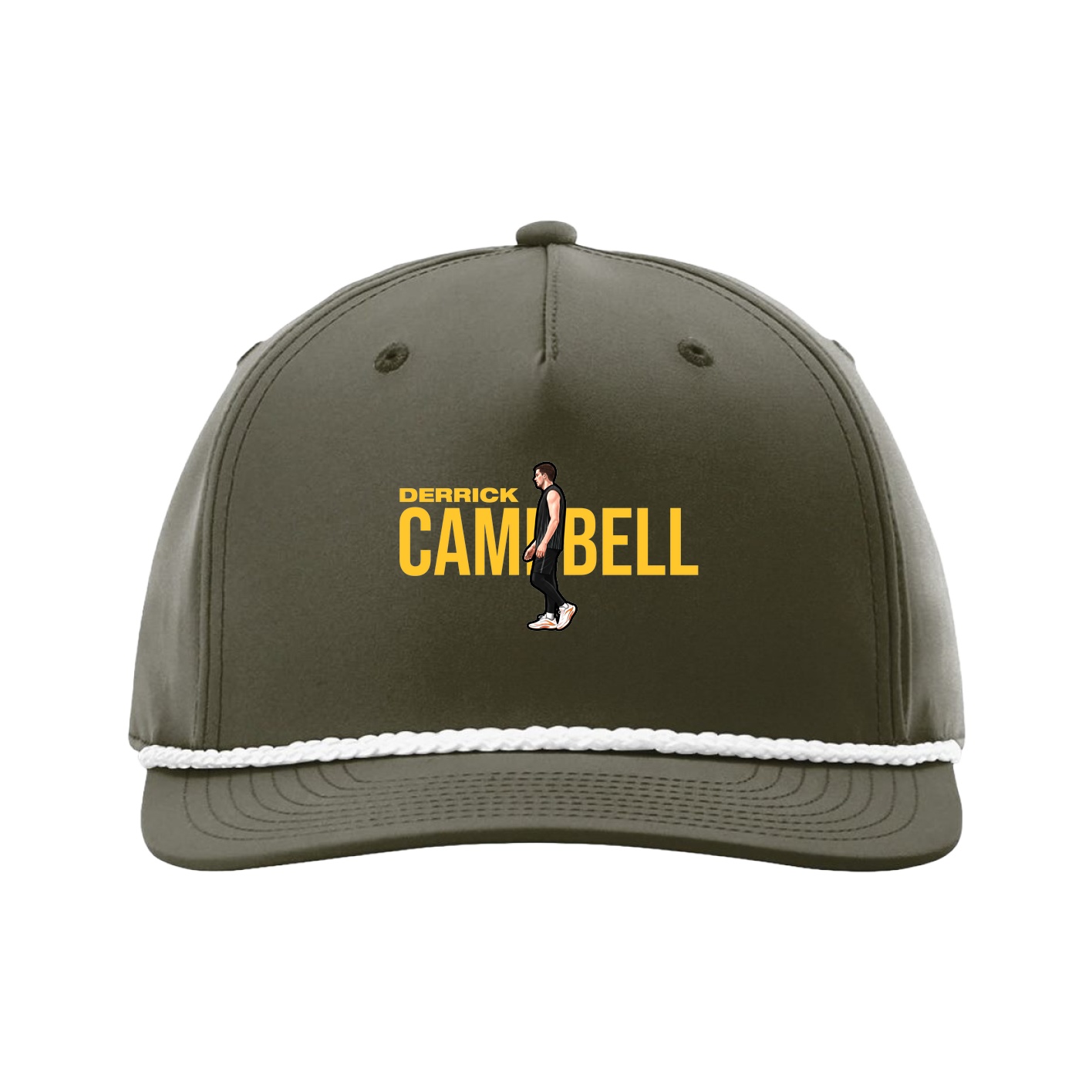 Five-Panel Classic Rope Cap — Player Name in Green