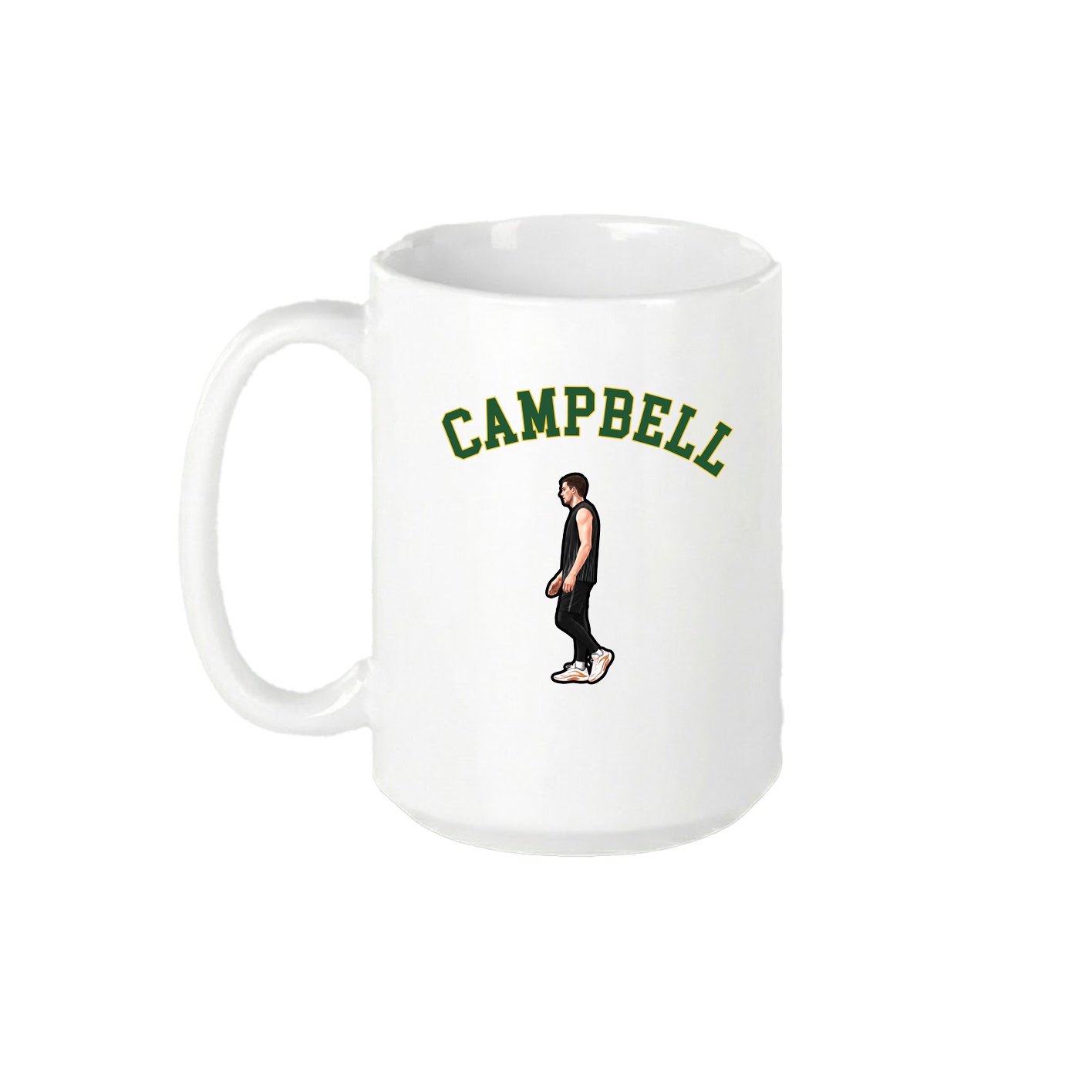 15oz Coffee Mug — Shirsey Arch in White
