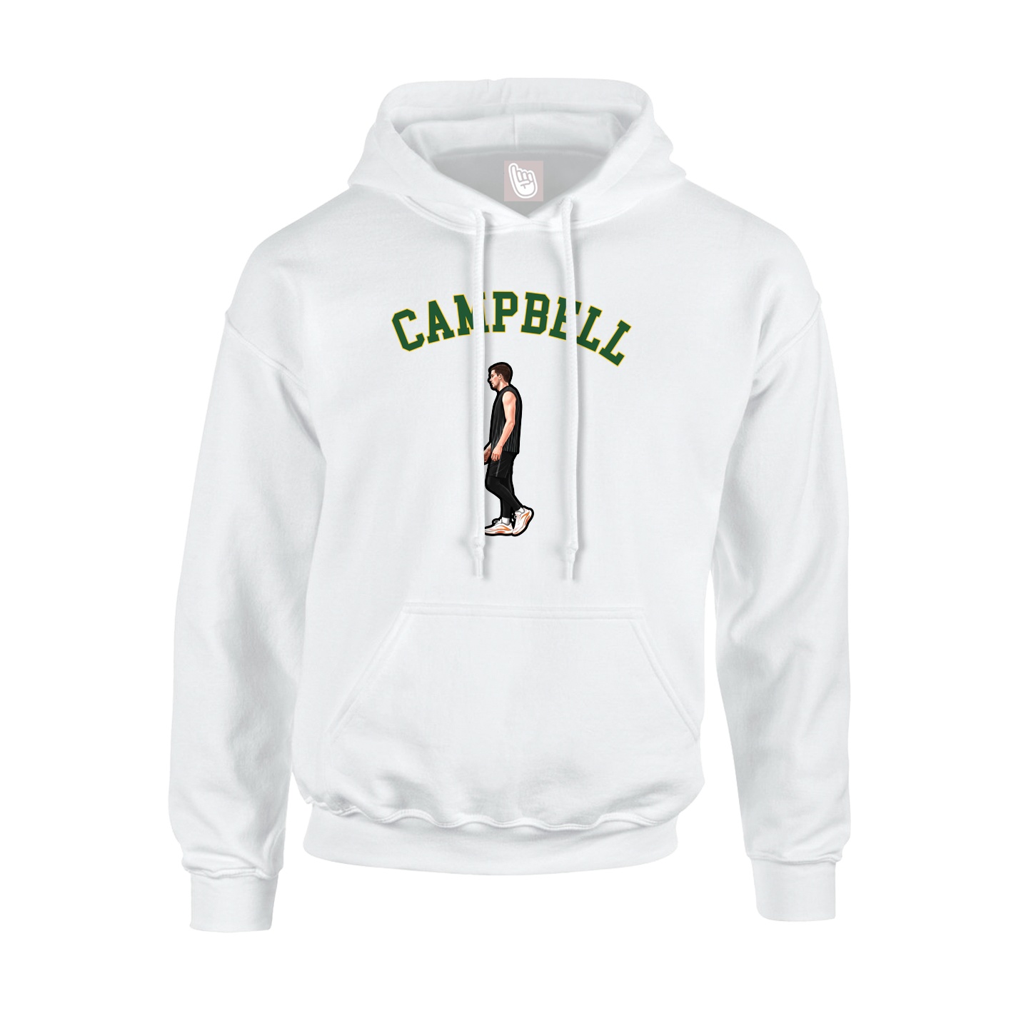 Youth Hoodie — Shirsey Arch in White