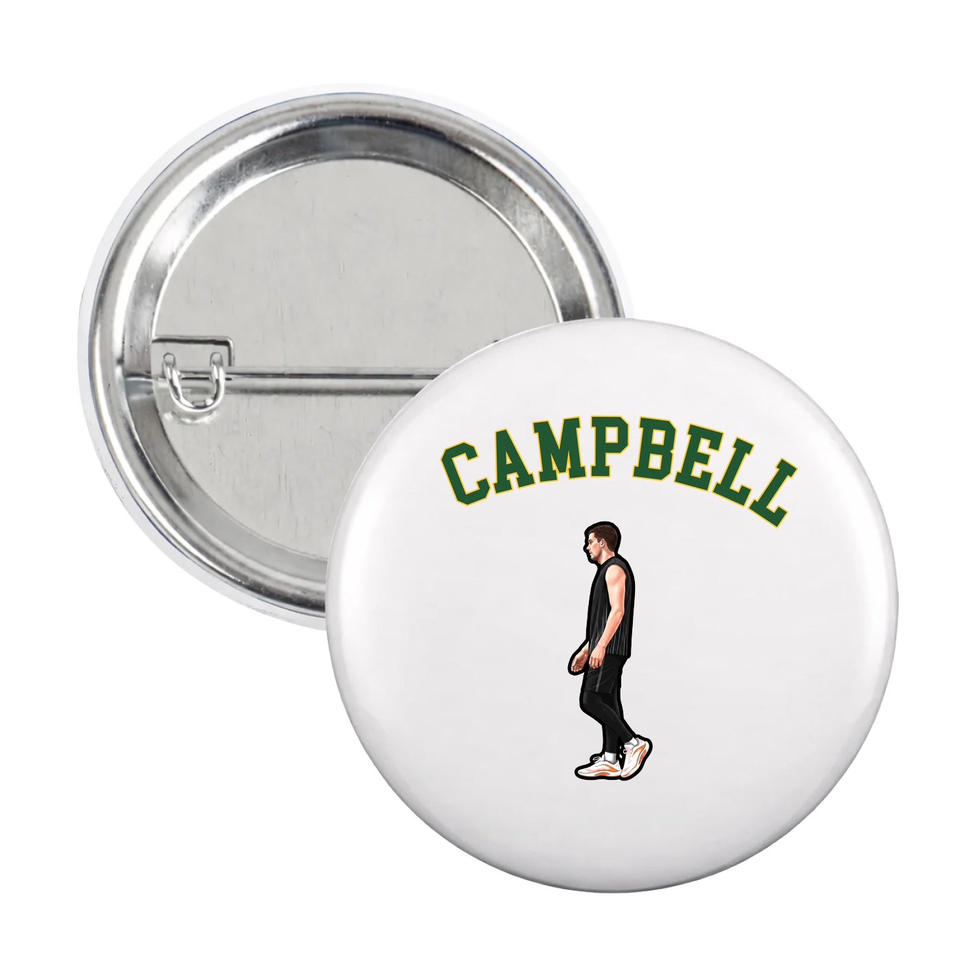 Game Day Button — Shirsey Arch in White