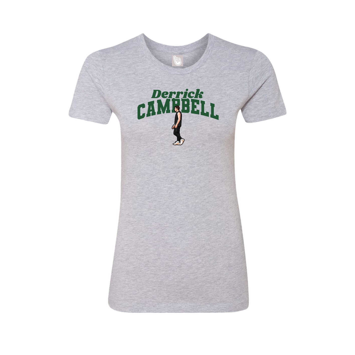 Womens Tee — Signature Arch in Grey