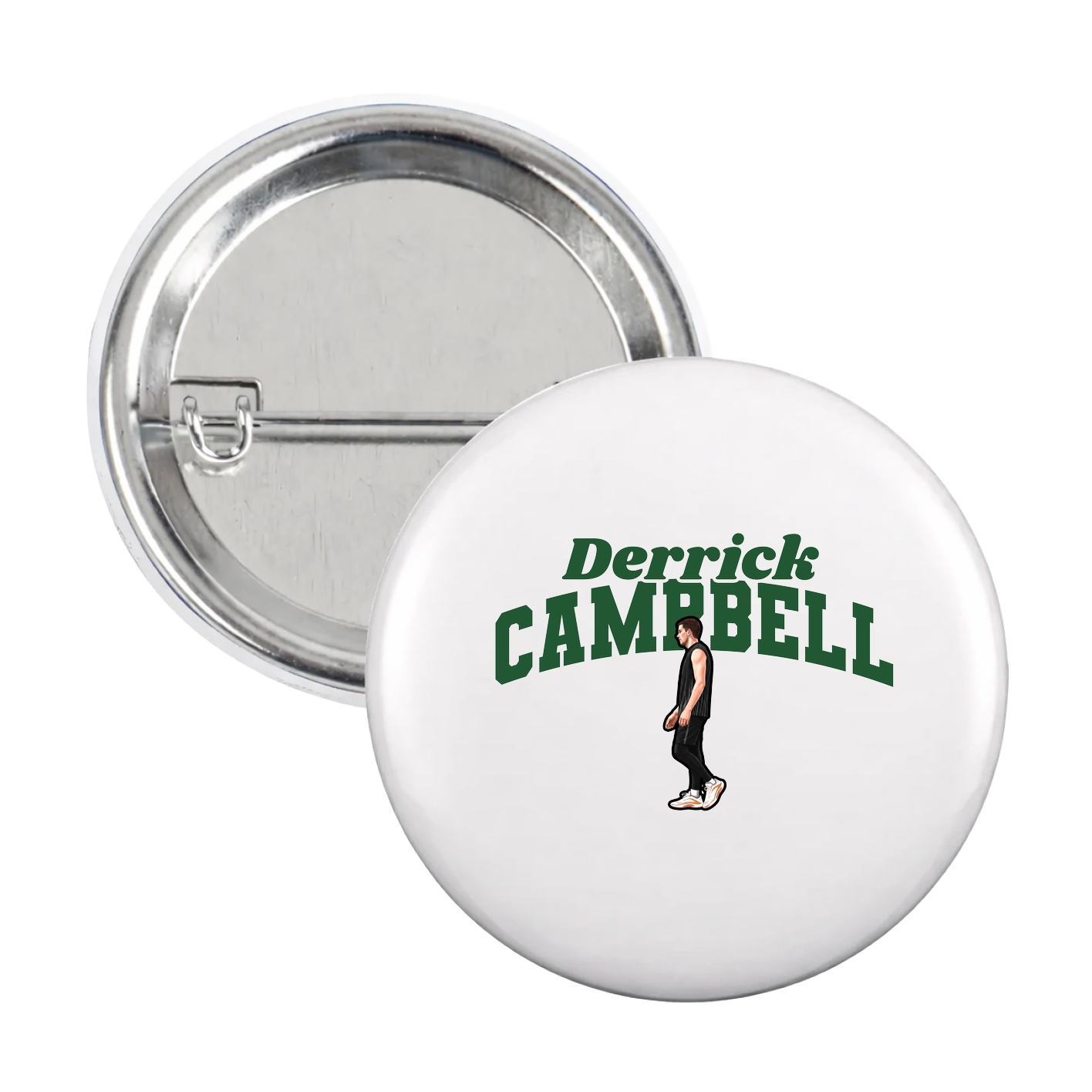 Game Day Button — Signature Arch in White