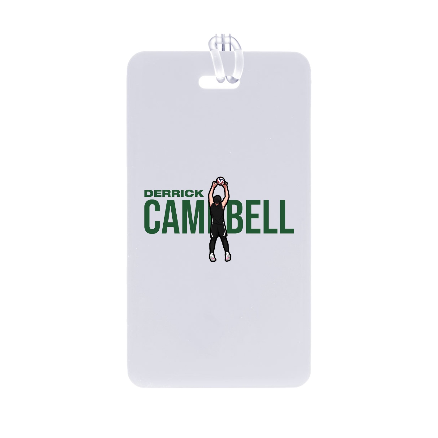 Bag Tag — Player Name in Classic