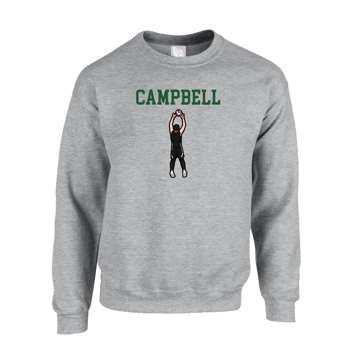 Fleece Crew — Shirsey in Grey
