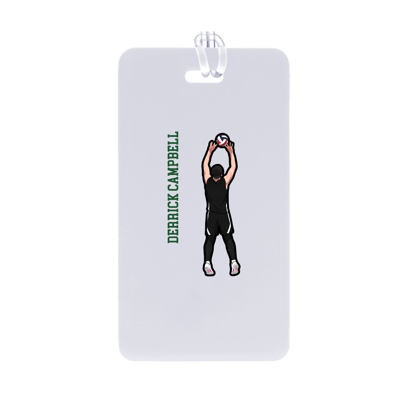 Bag Tag — Name Vertical in Classic