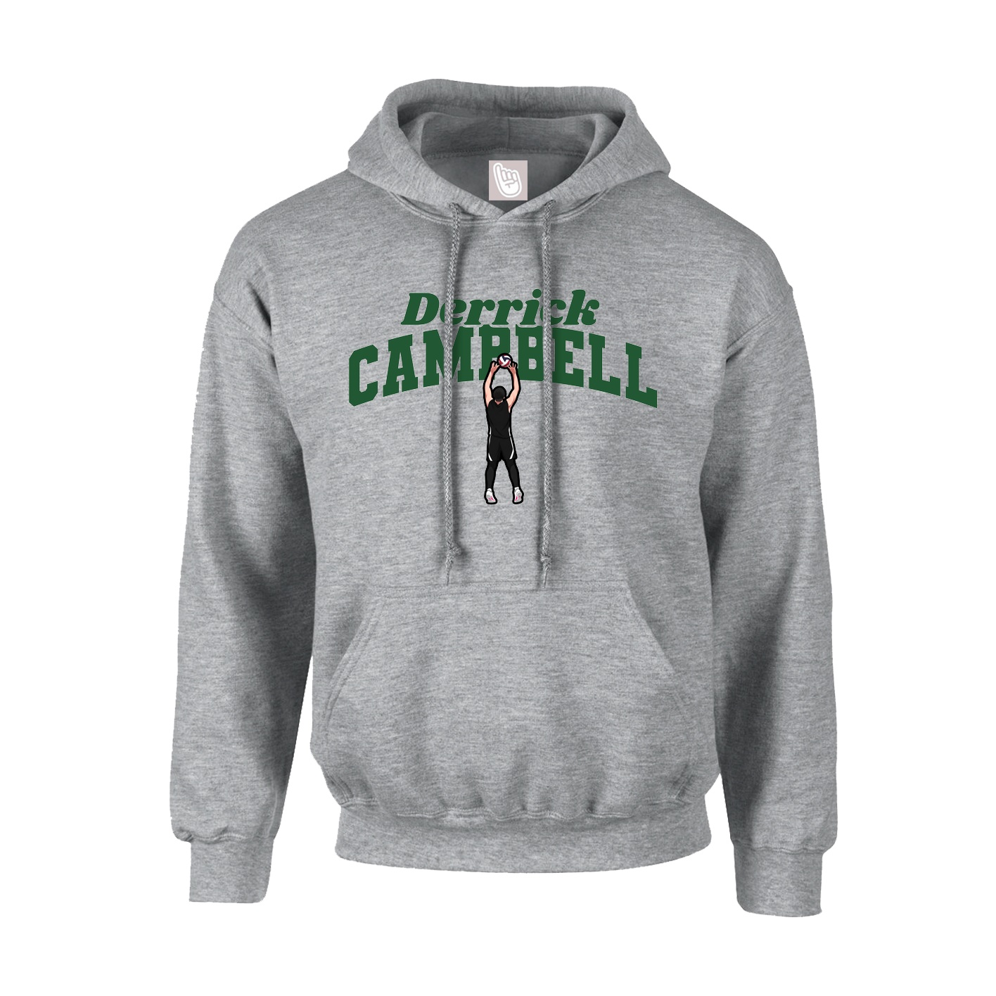 Hoodie — Signature Arch in Grey