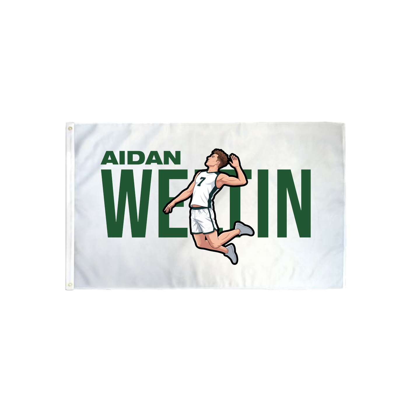 3x5 Flag — Player Name in Classic