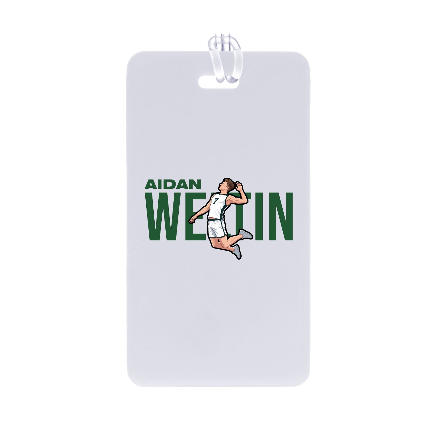Bag Tag — Player Name in Classic