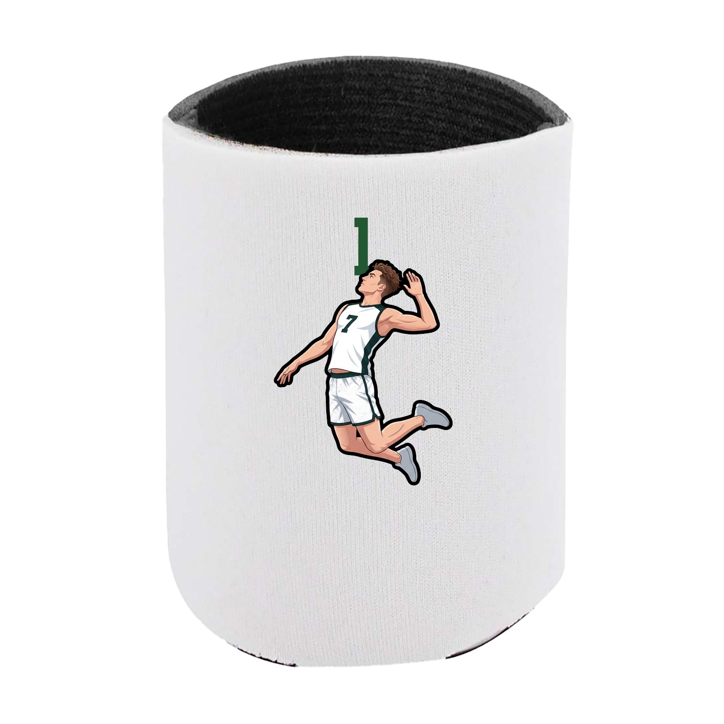Can Holder — Number Top in White