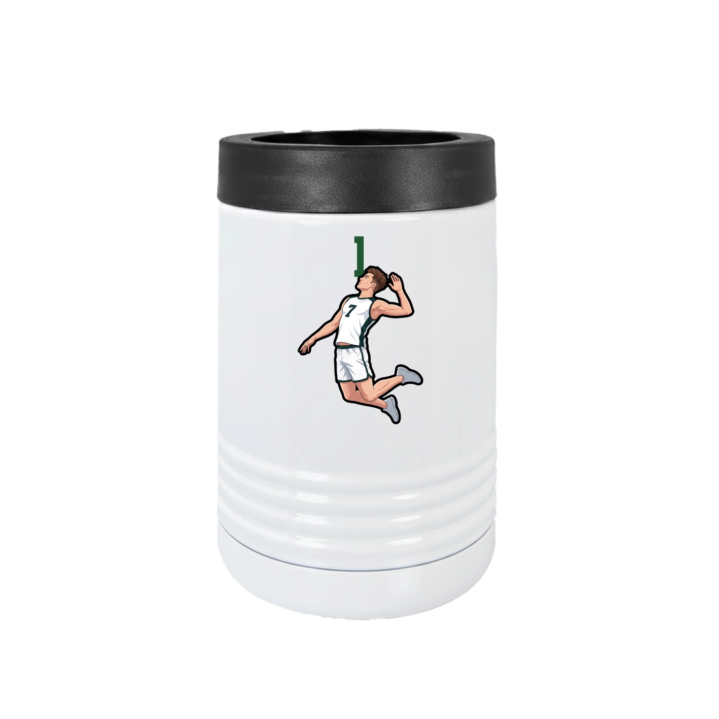 Beverage Holder — Number Top in White
