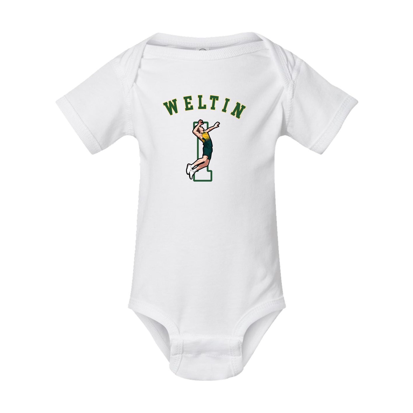 Baby Onesie — Shirsey Arch in White