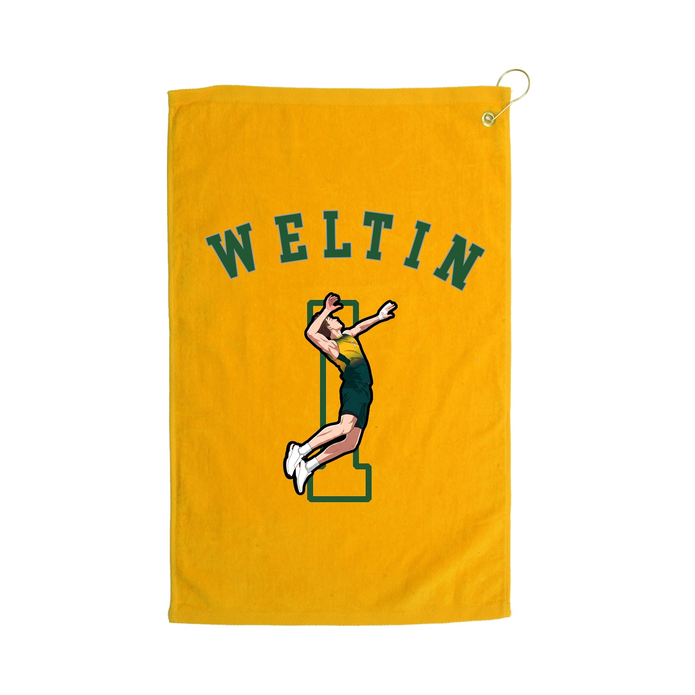 Golf Towel — Shirsey Arch in Gold