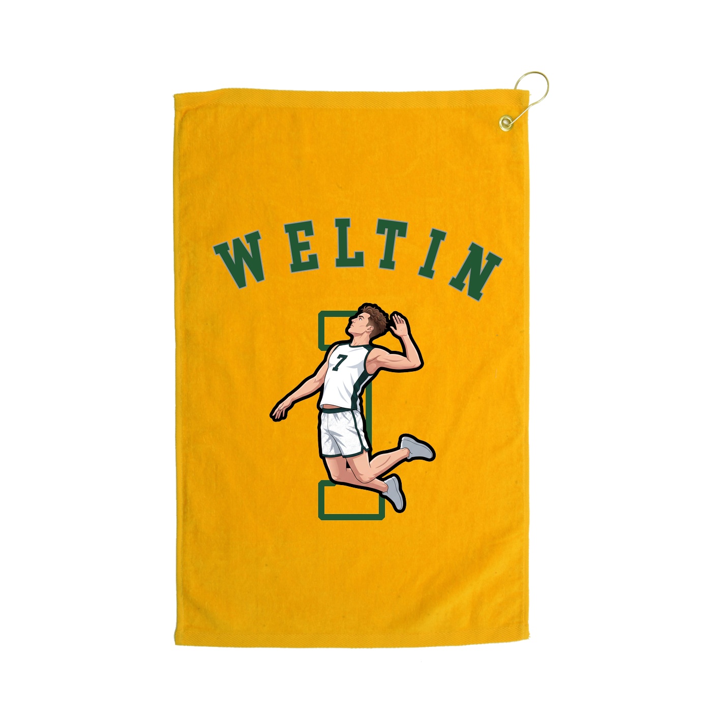 Golf Towel — Shirsey Arch in Gold