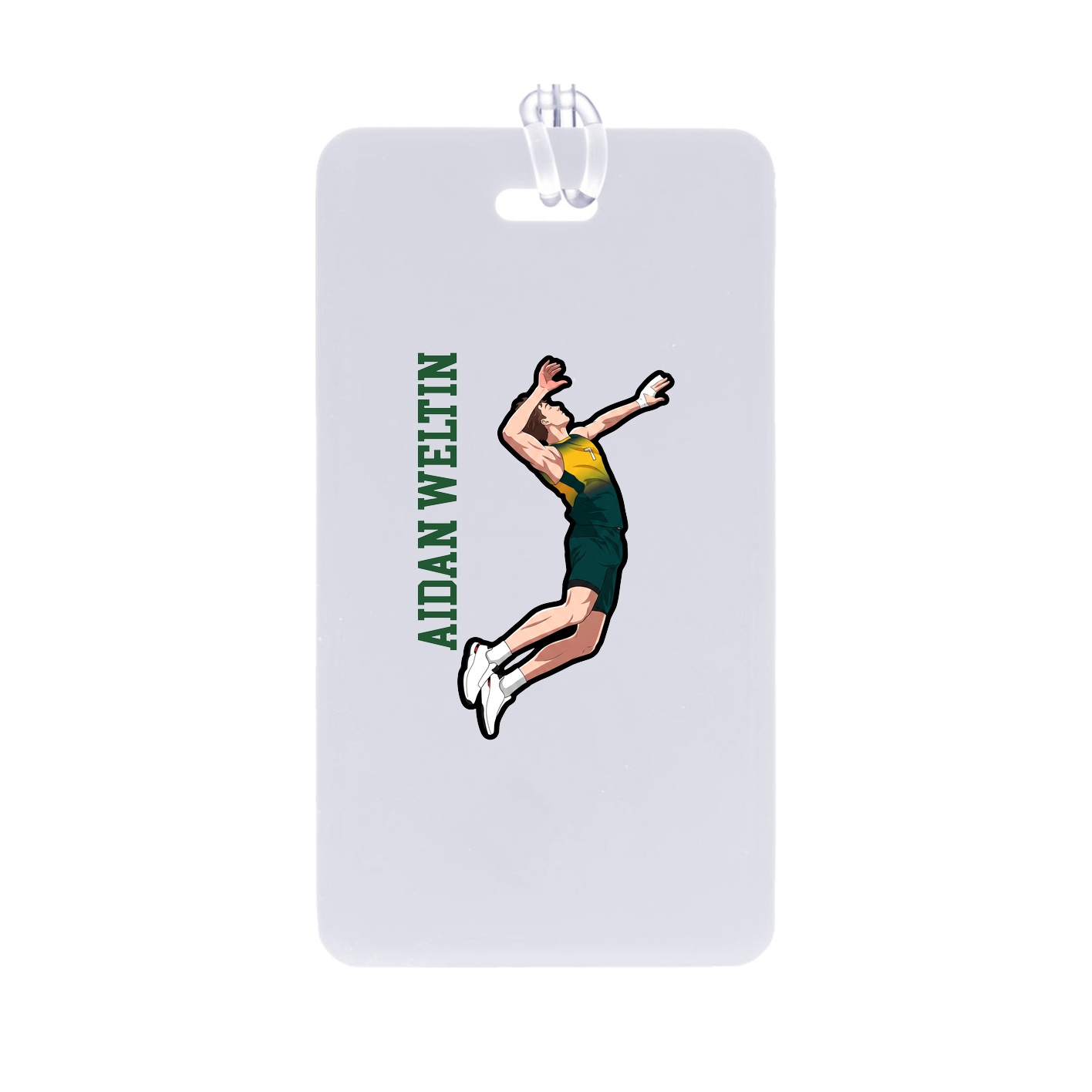 Bag Tag — Name Vertical in Classic