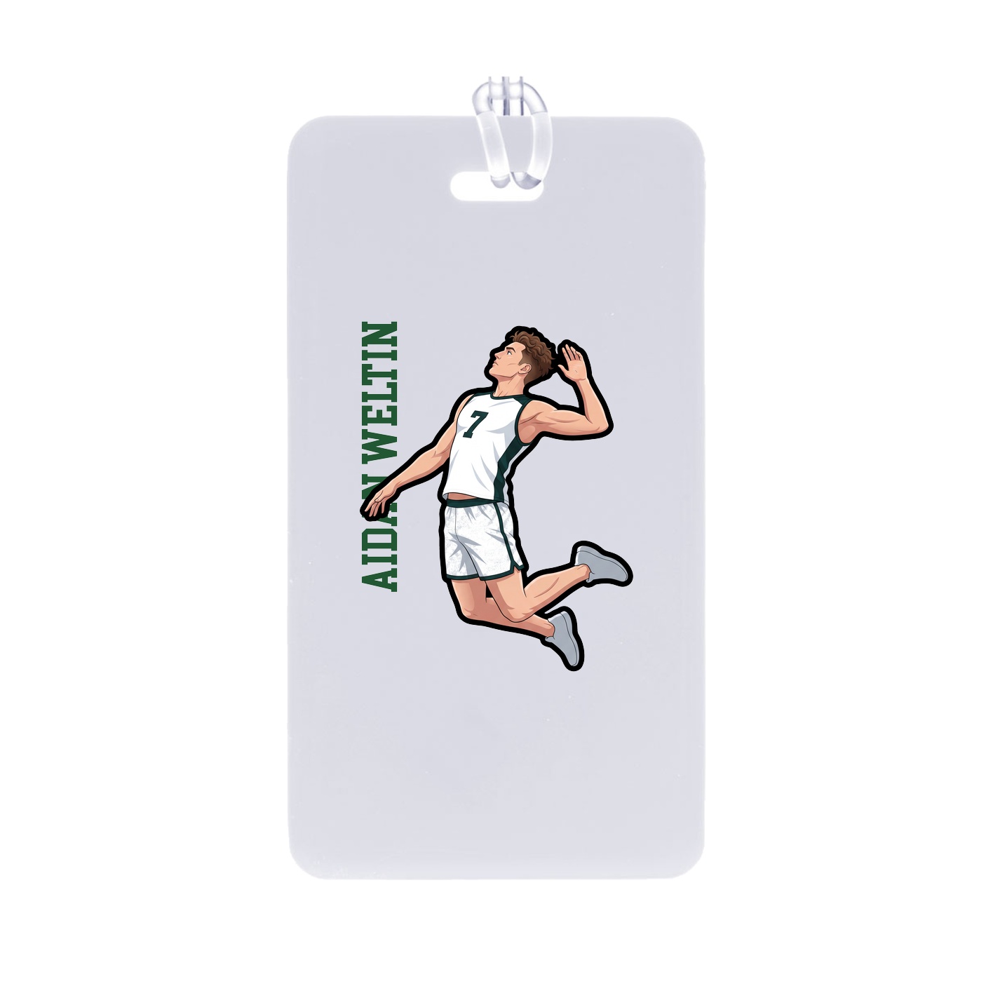 Bag Tag — Name Vertical in Classic