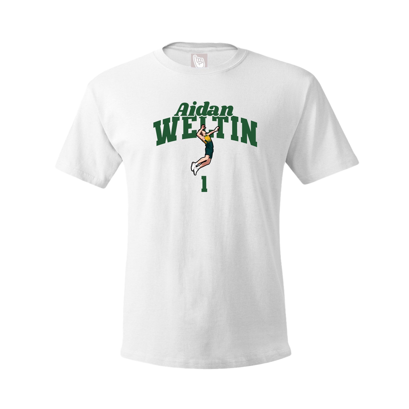 Youth Tee — Signature Arch in White