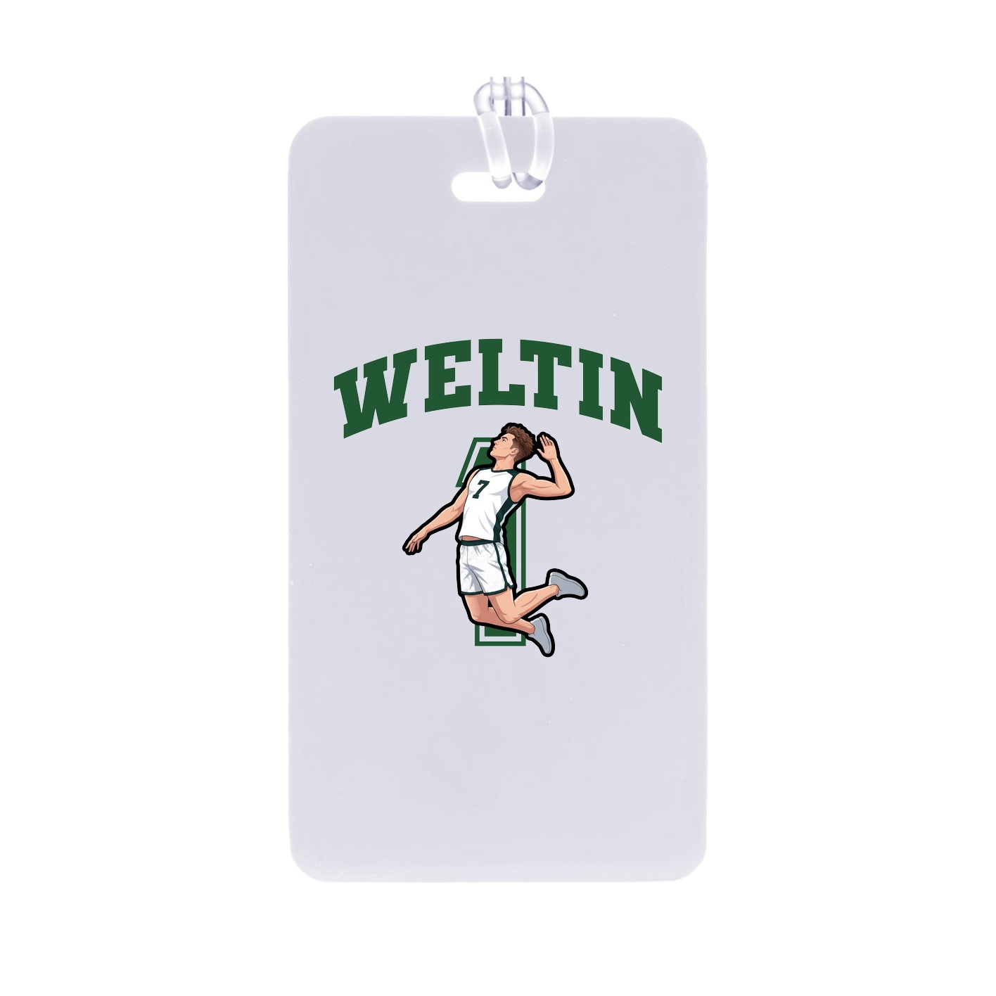 Bag Tag — Number in Classic