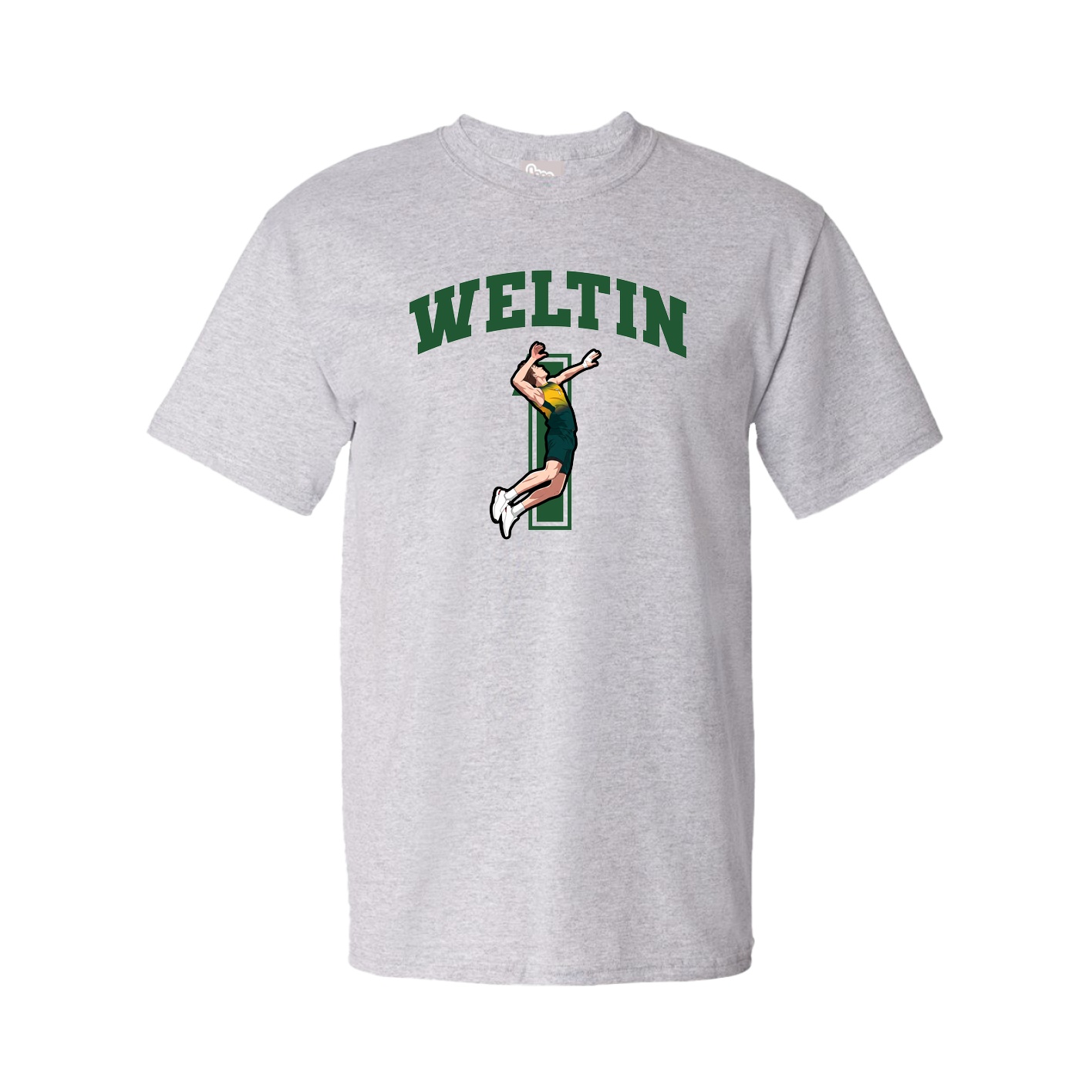 Youth Tee — Number in Grey