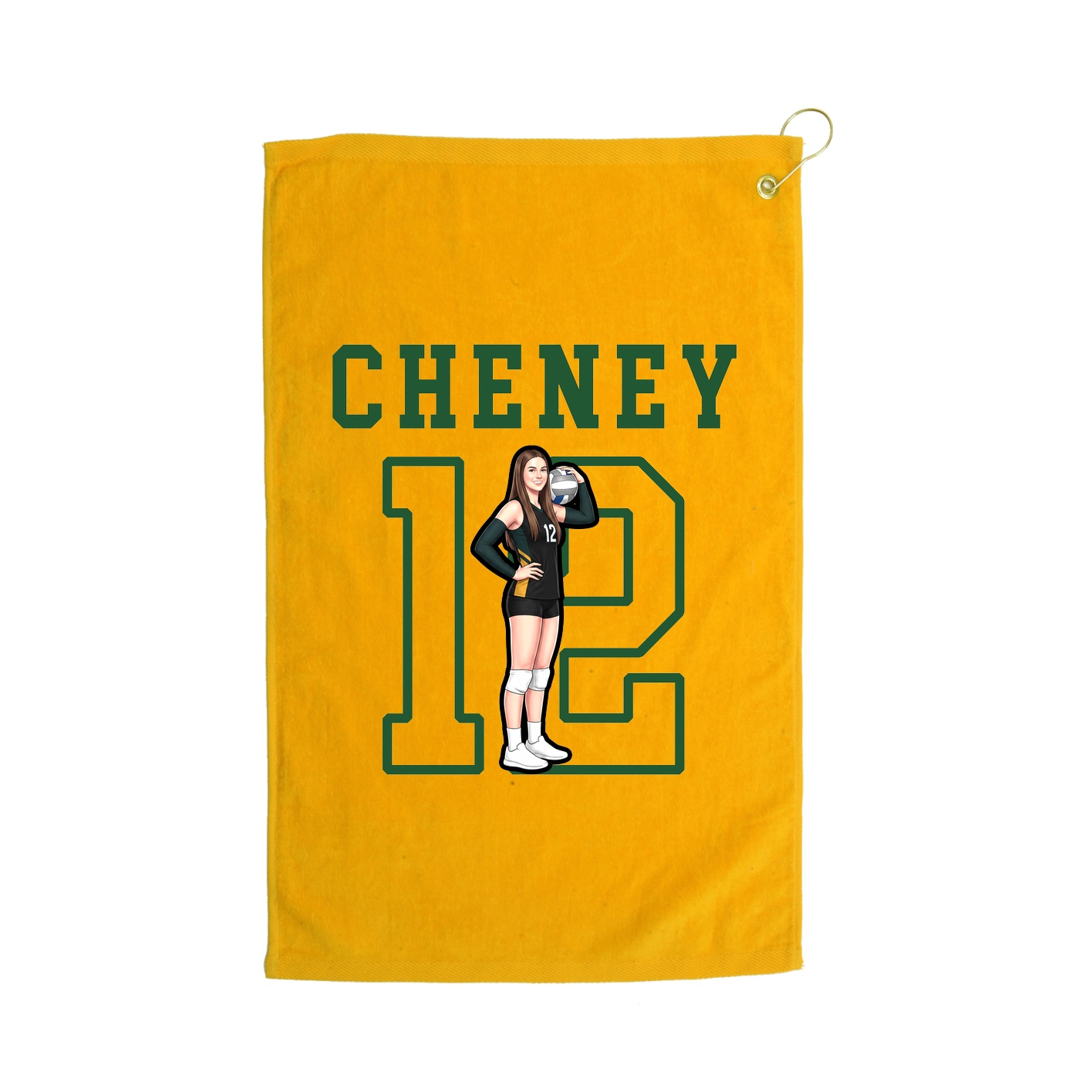 Golf Towel — Shirsey in Gold
