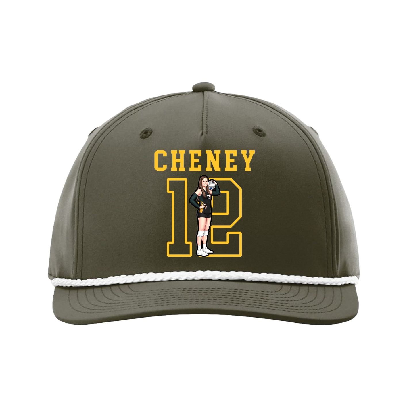Five-Panel Classic Rope Cap — Shirsey in Green