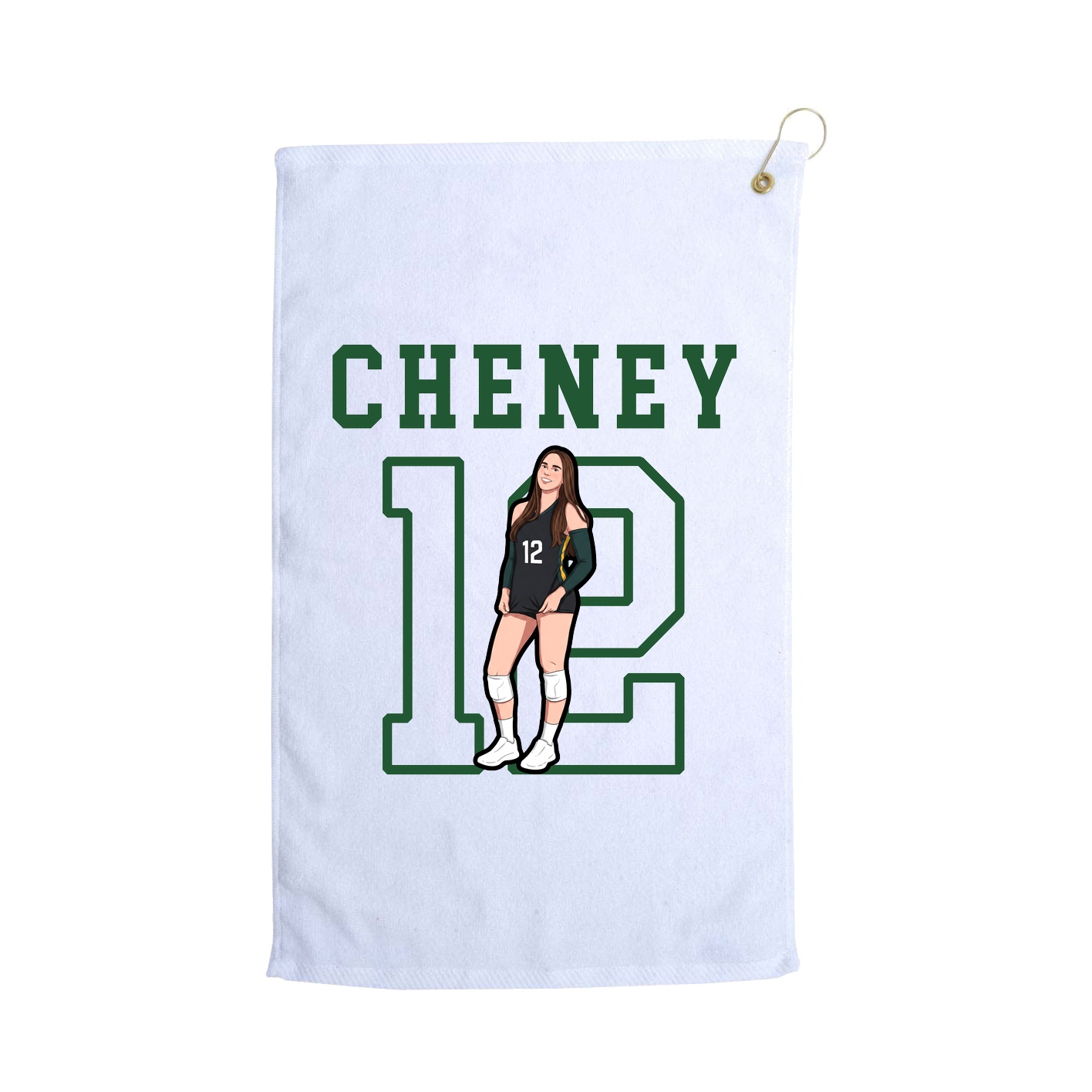 Golf Towel — Shirsey in White